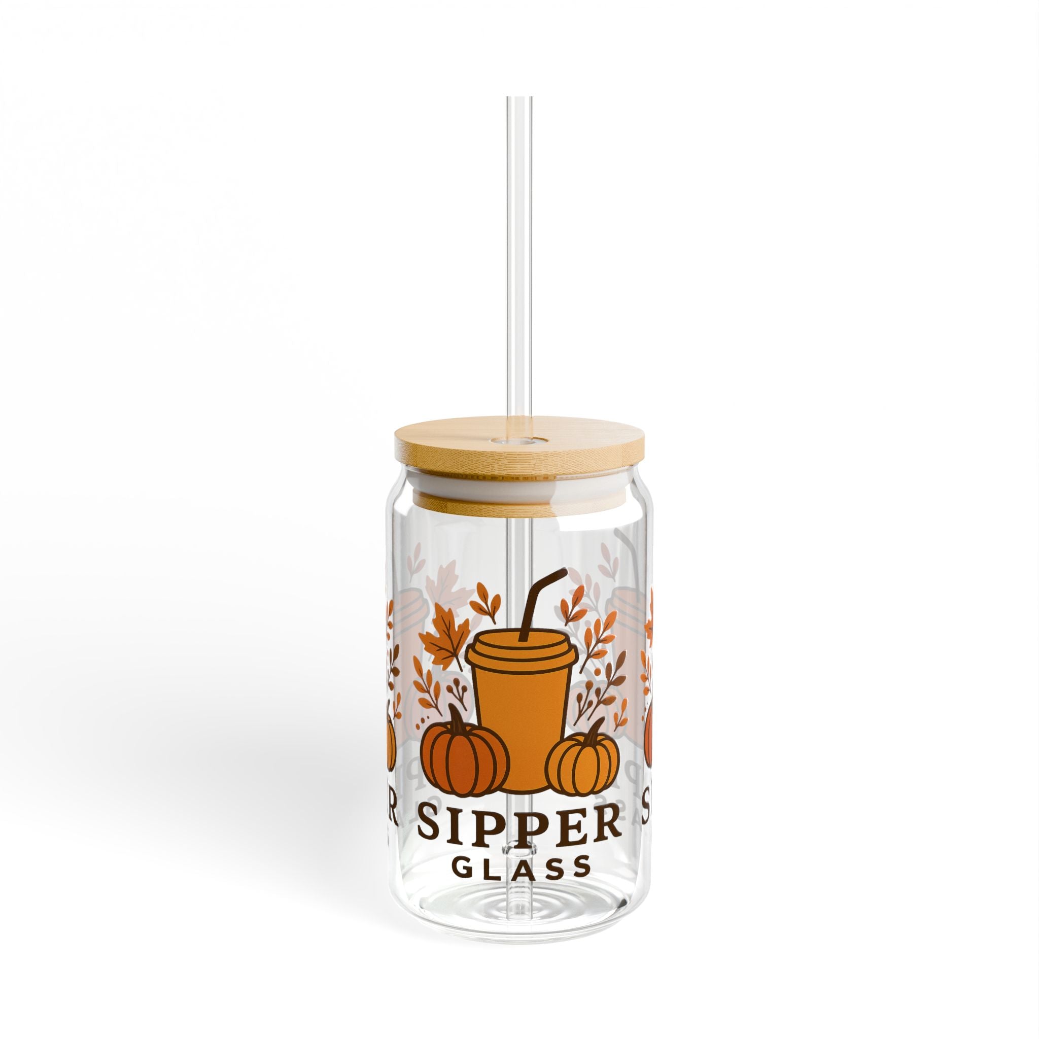 Fall Sipper Glass