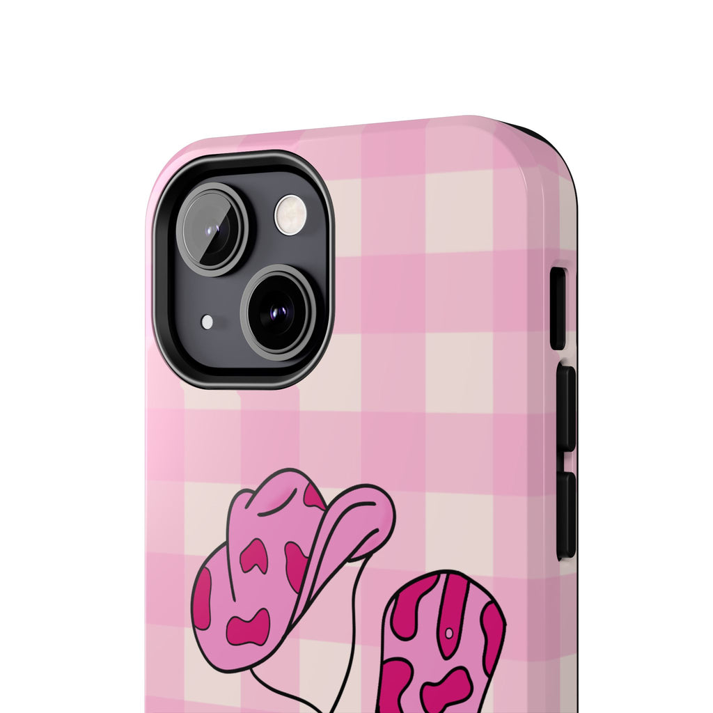 Pink Cowgirl Boots Phone Case