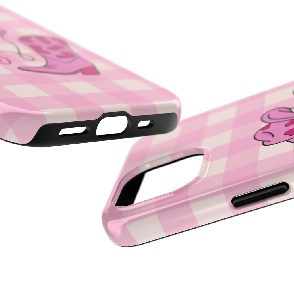 Pink Cowgirl Boots Phone Case