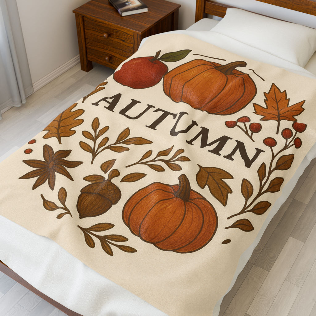 Fall Velveteen Blanket