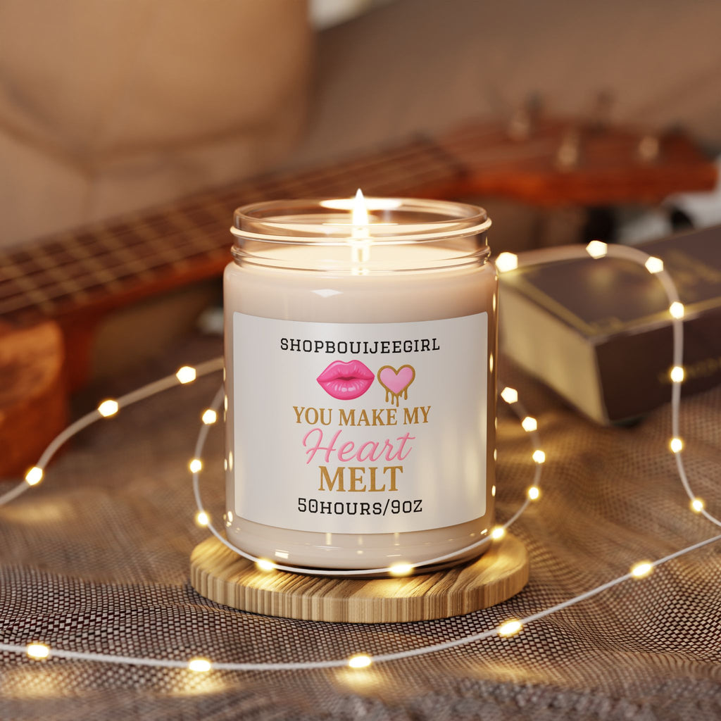 You make my Heart Melt Scented Candle