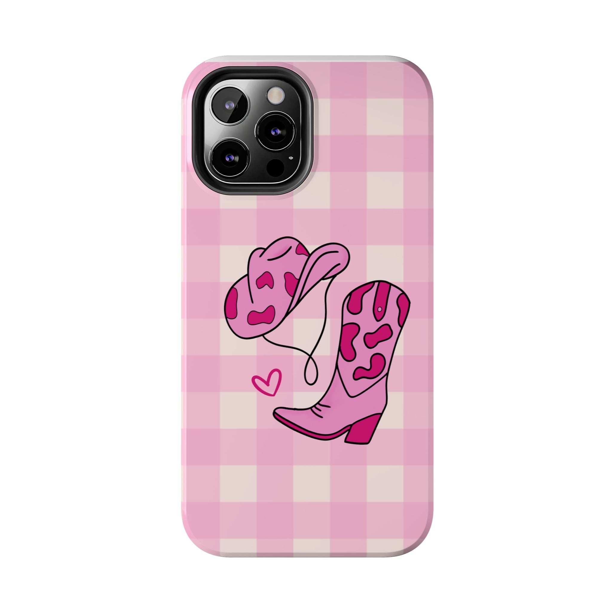 Pink Cowgirl Boots Phone Case