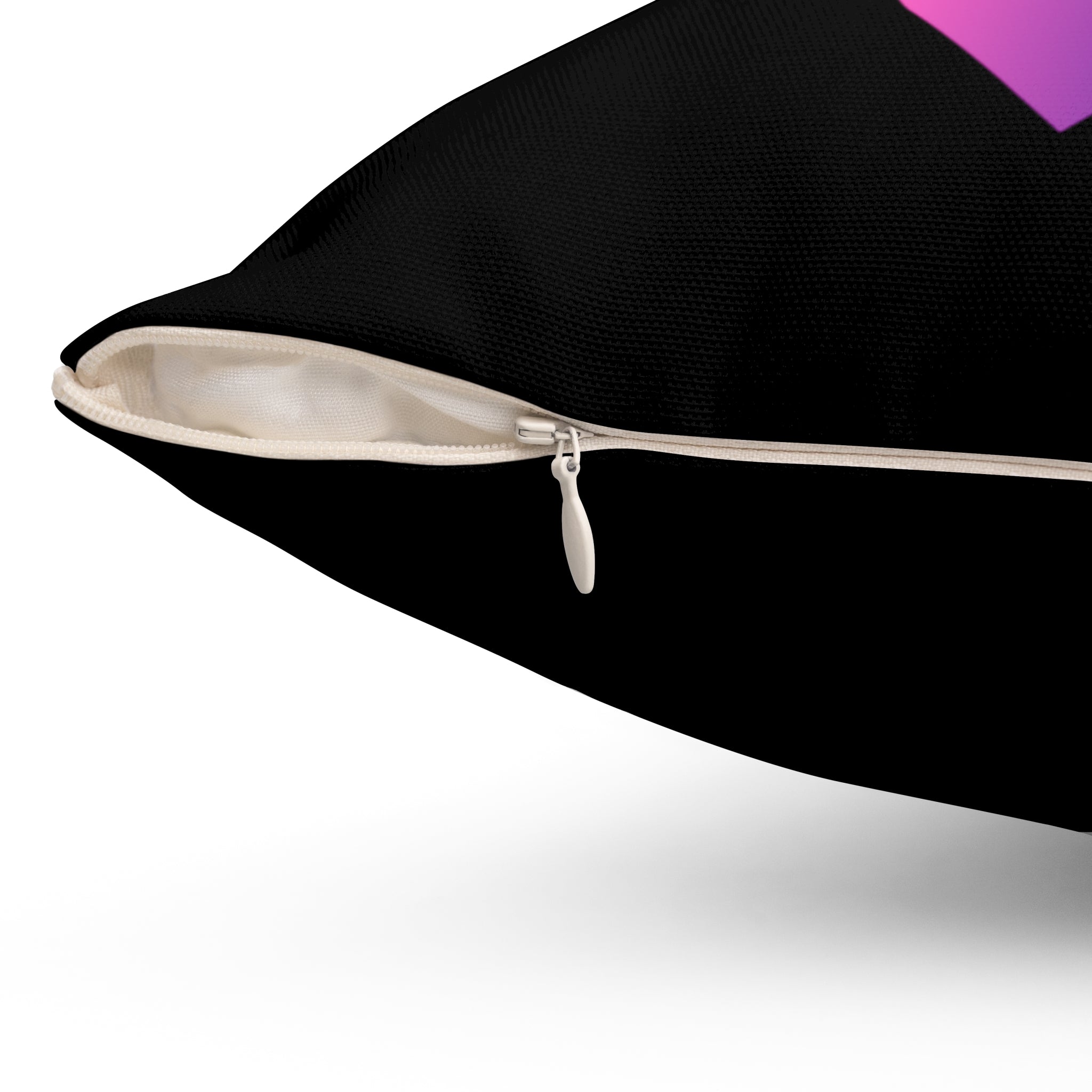 In My Soft Girl Era Pillow — Pink & Purple Heart Decorative Throw Pillow