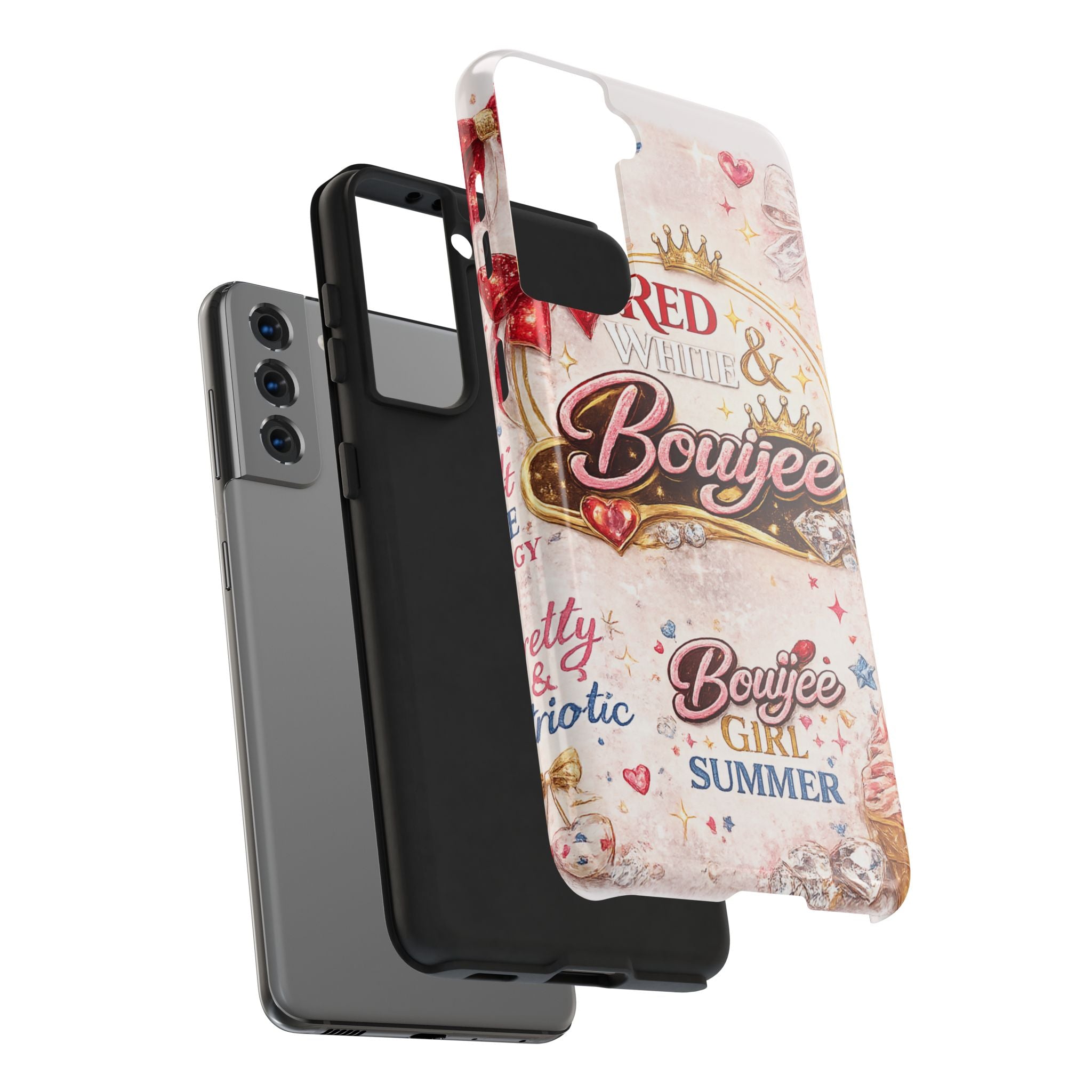 Red White & BouIjee Junk Phone Case