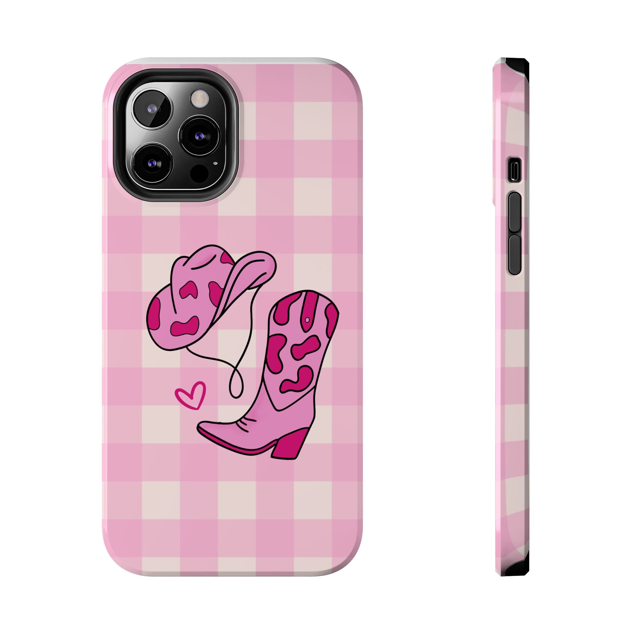 Pink Cowgirl Boots Phone Case