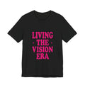 Living The Vision Era Tee | Y2K slogan, nostalgic typography