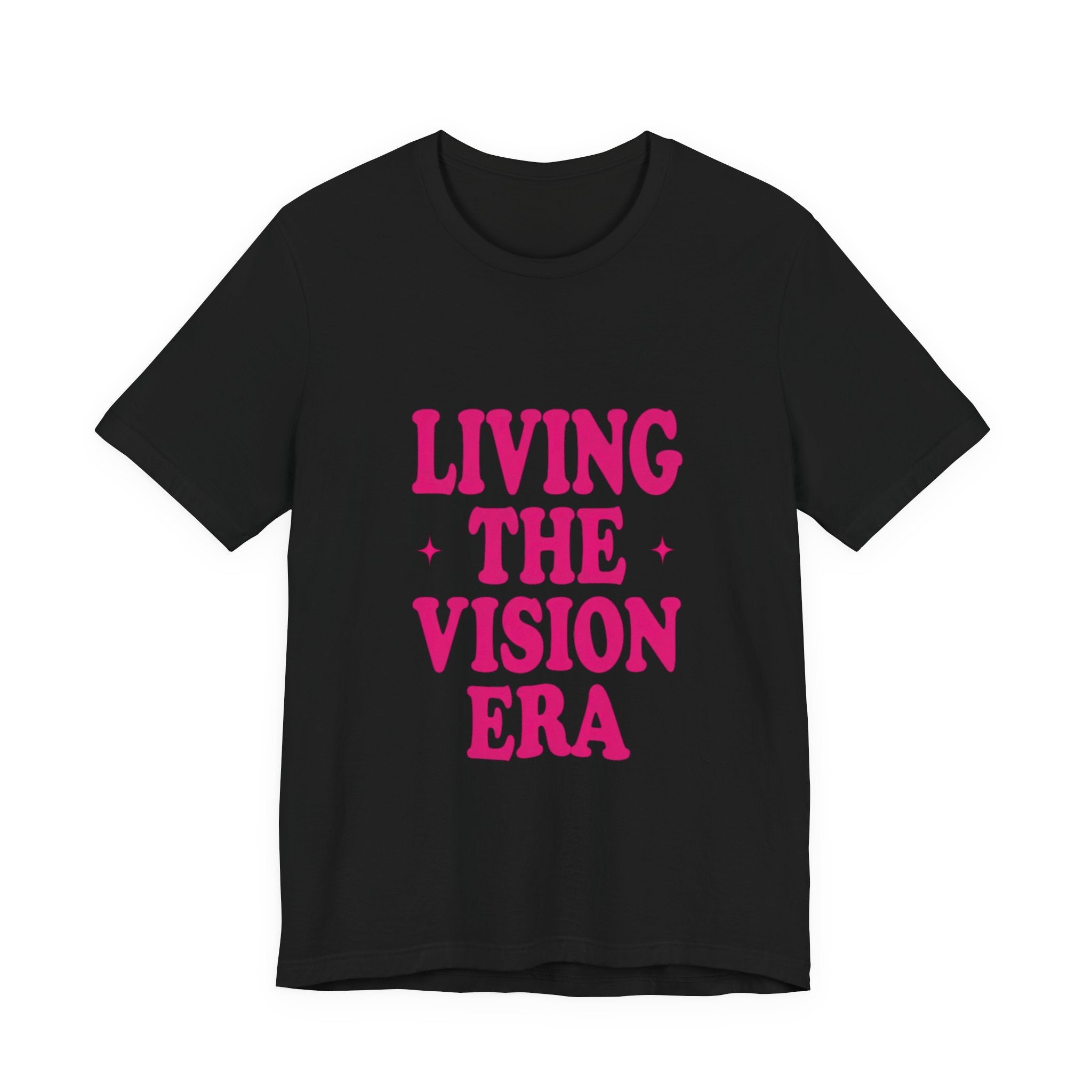 Living The Vision Era Tee | Y2K slogan, nostalgic typography
