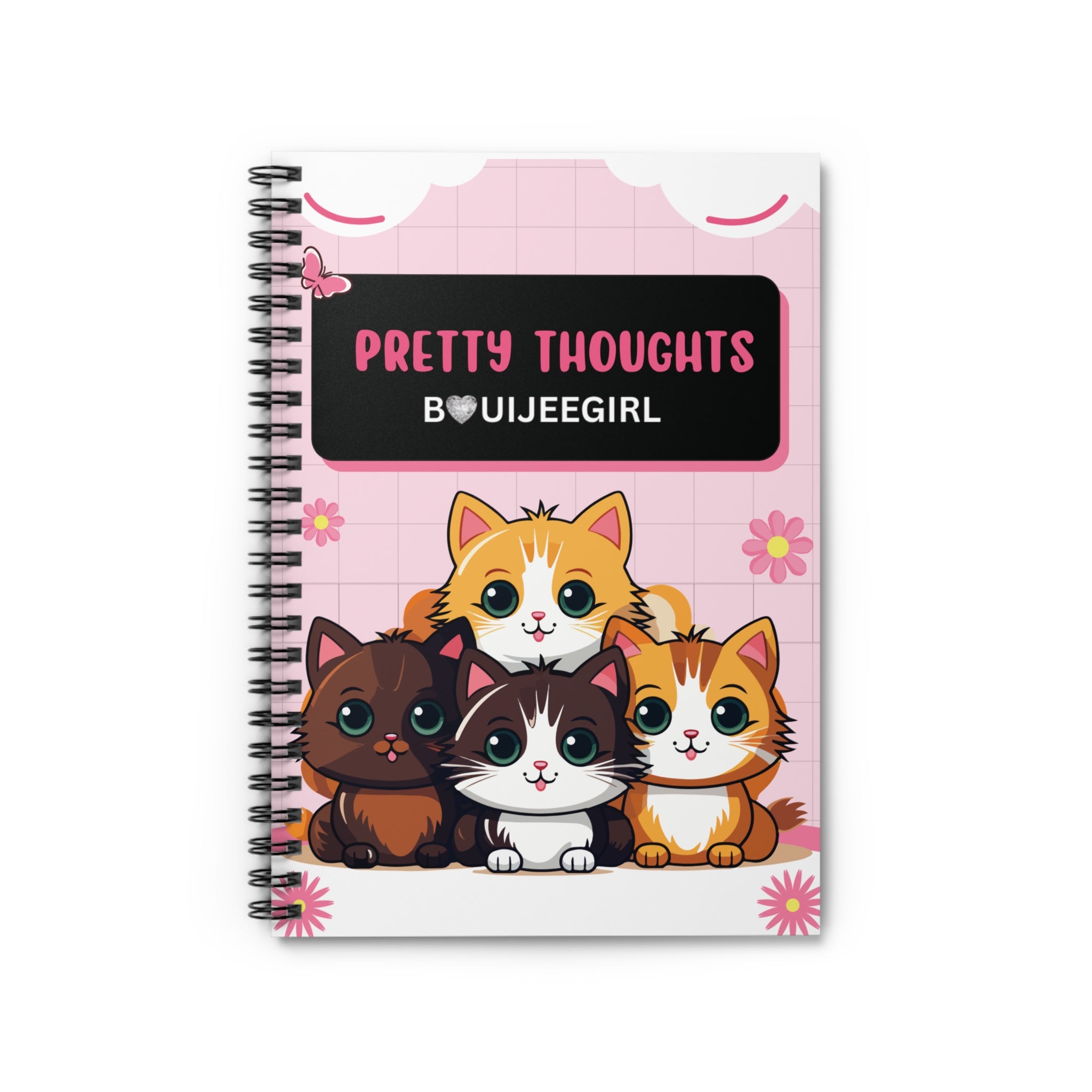 Pretty Thoughts Spiral Notebook