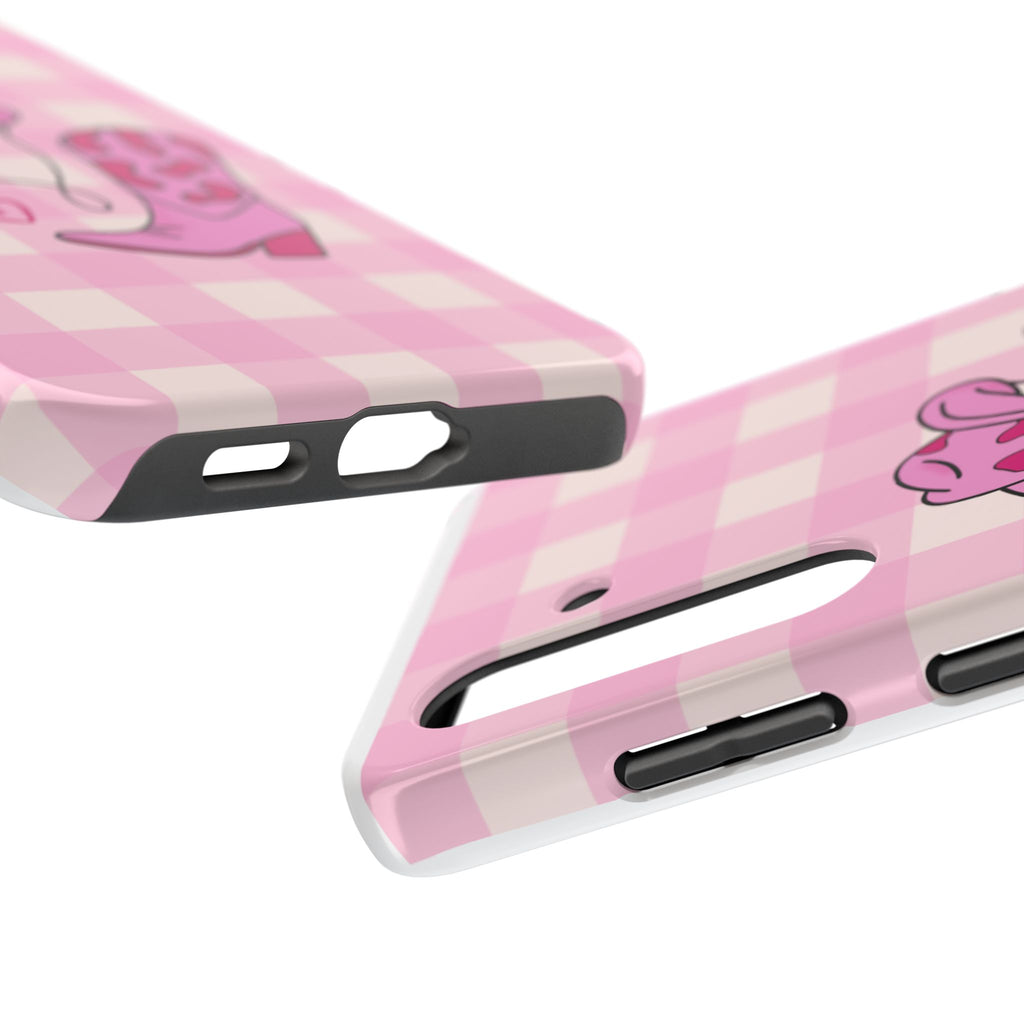 Pink Cowgirl Boots Phone Case