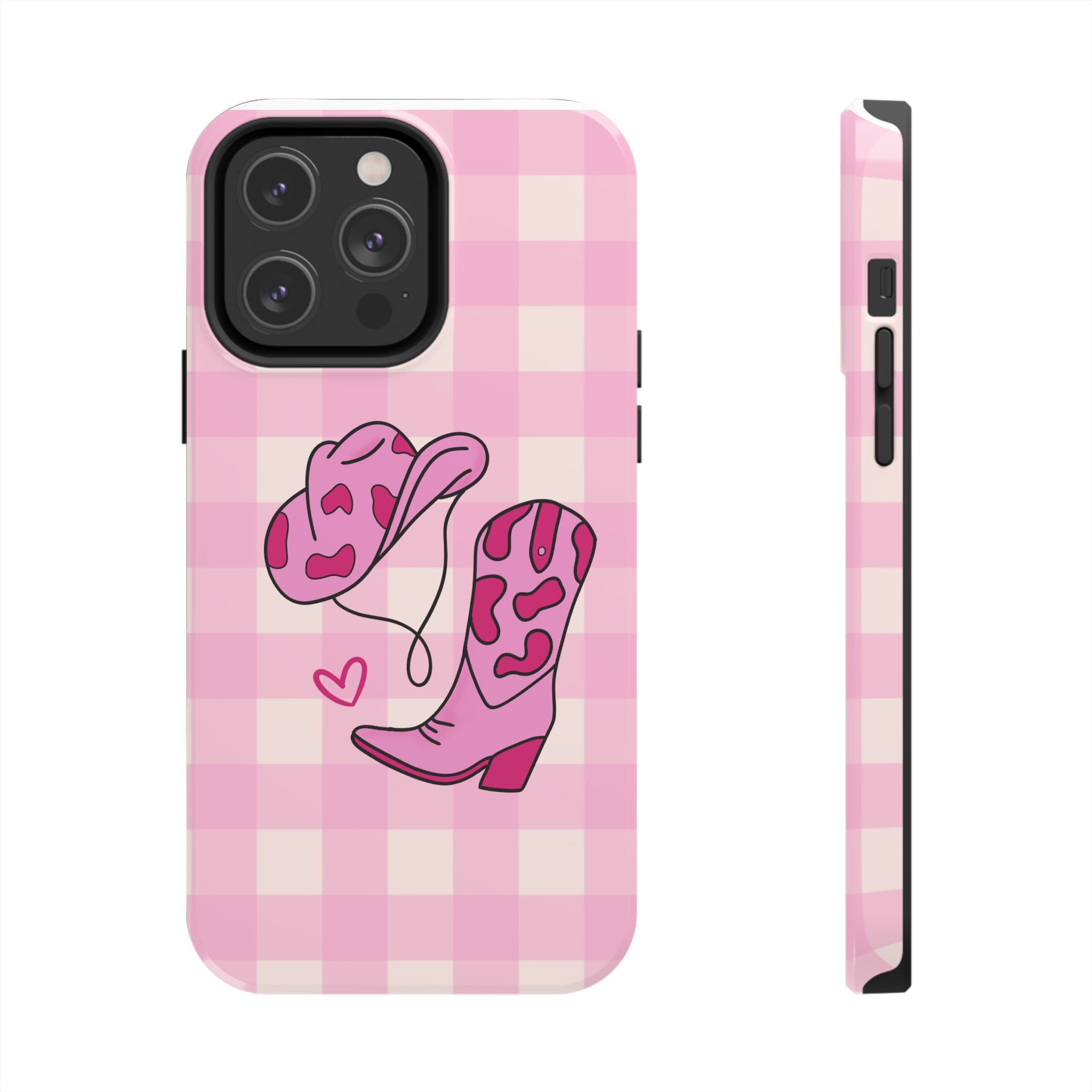 Pink Cowgirl Boots Phone Case
