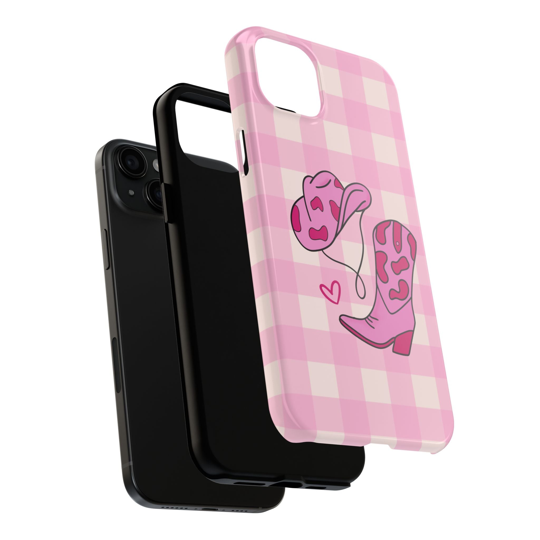 Pink Cowgirl Boots Phone Case