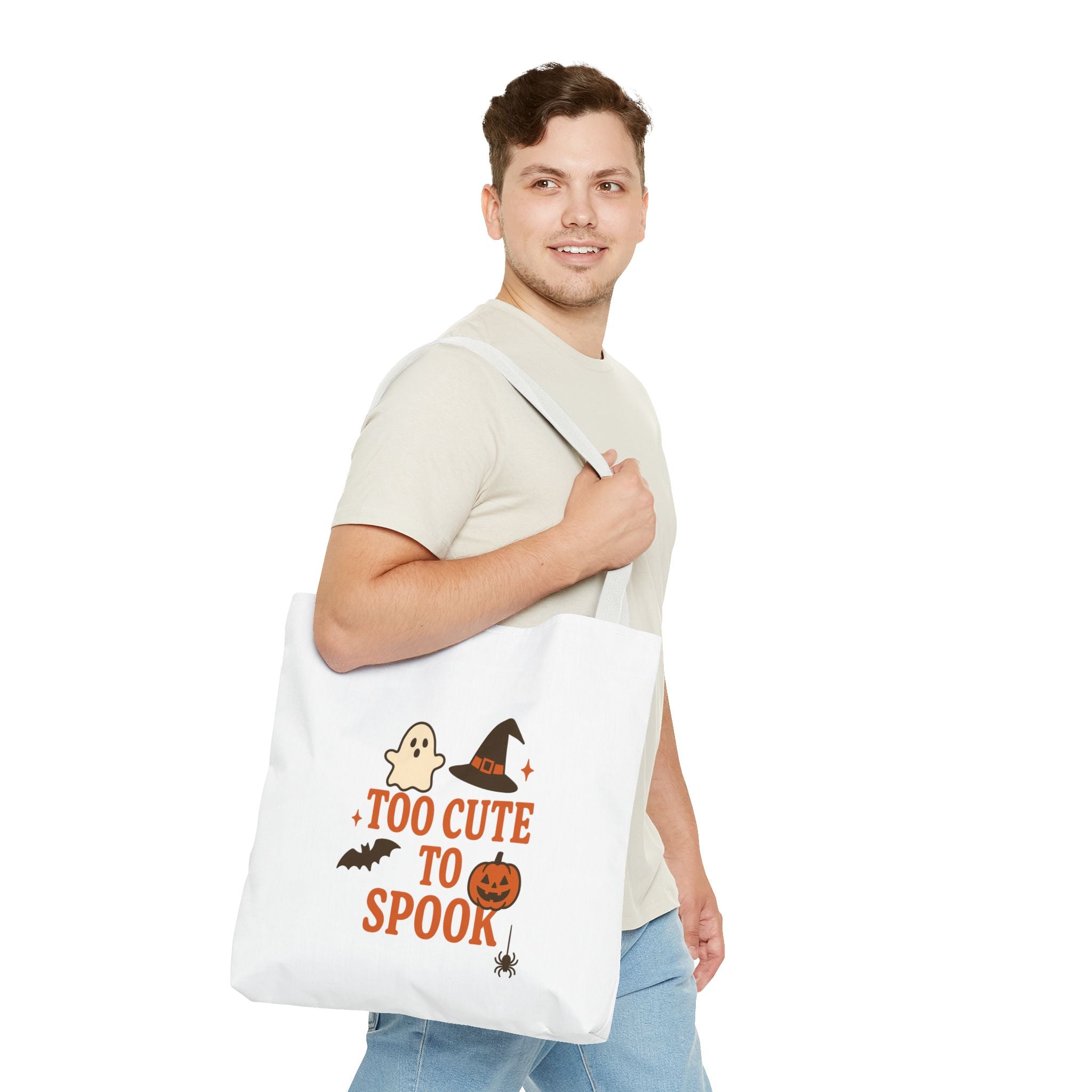 Too Cute to Spook- Halloween Tote Bag