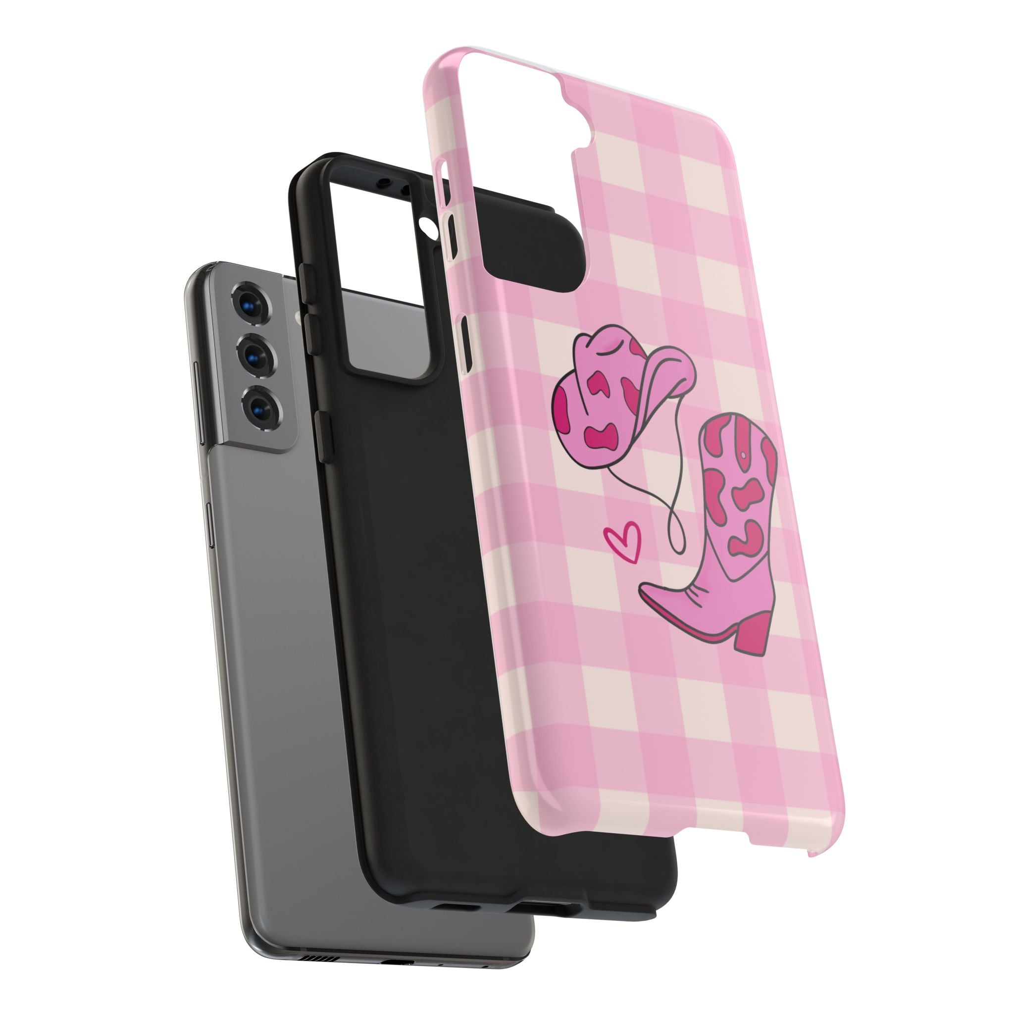 Pink Cowgirl Boots Phone Case