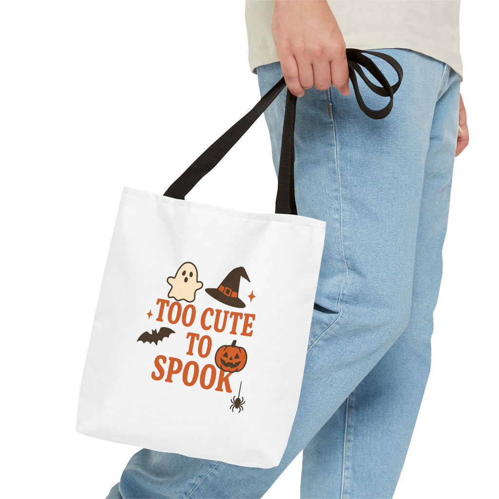 Too Cute to Spook- Halloween Tote Bag