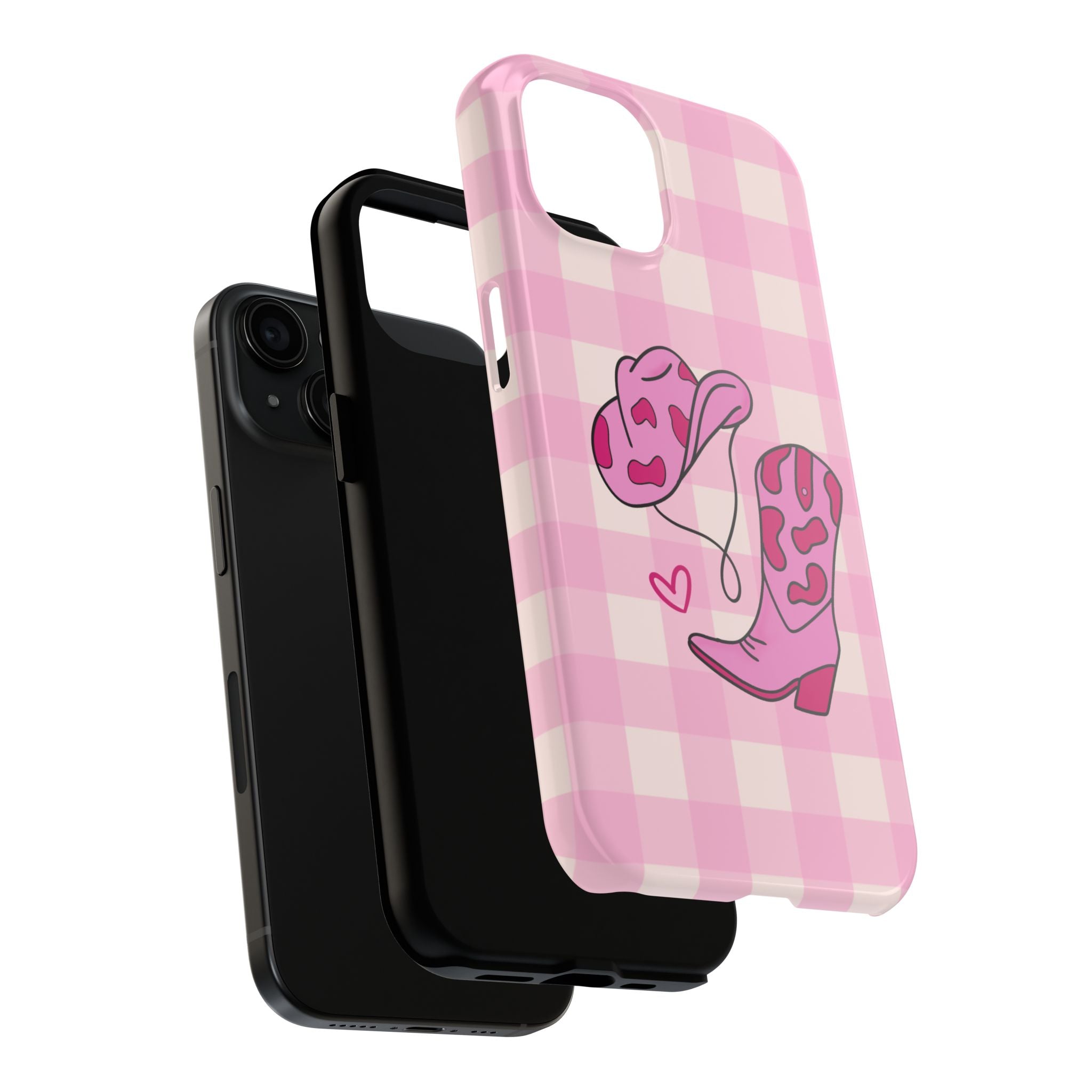 Pink Cowgirl Boots Phone Case