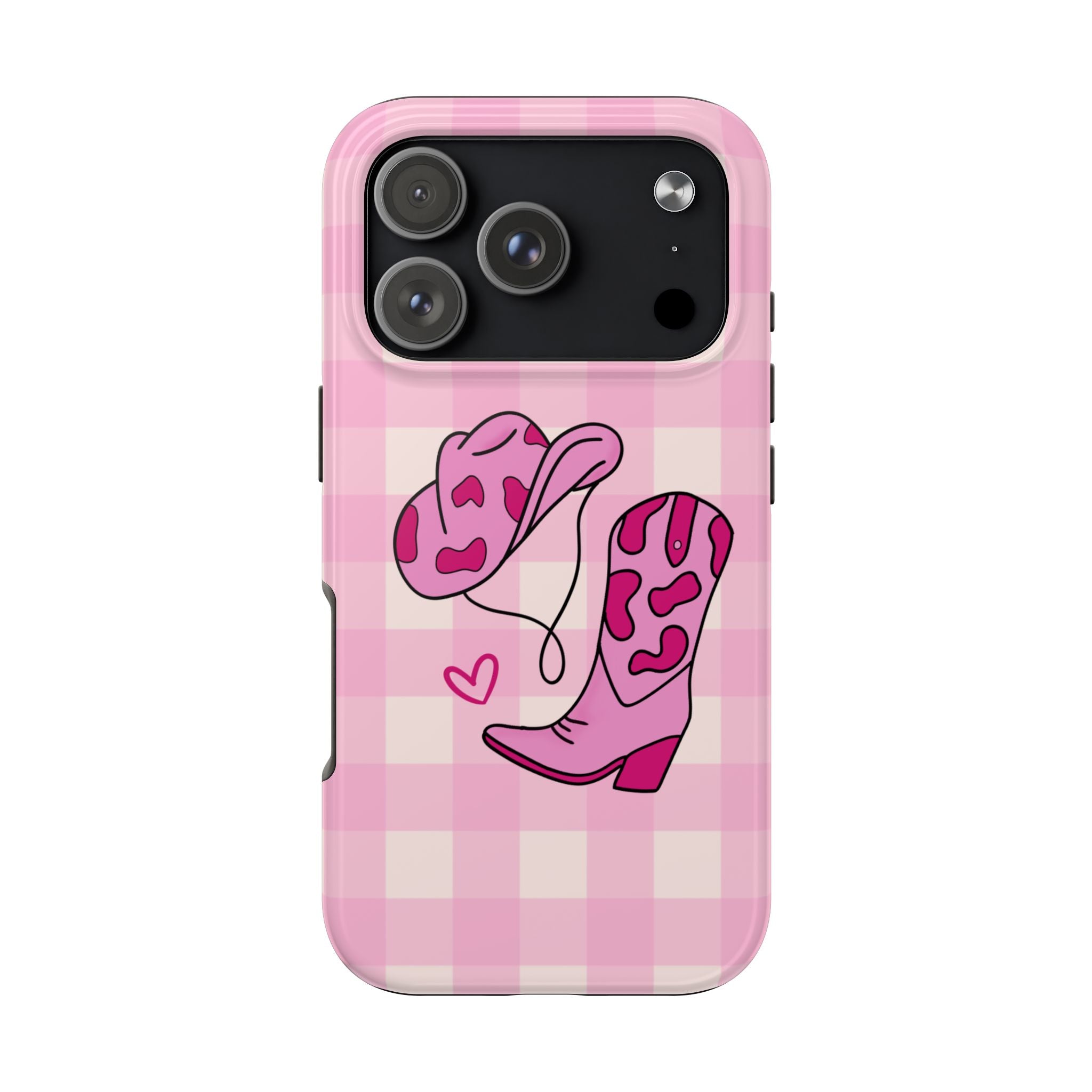Pink Cowgirl Boots Phone Case