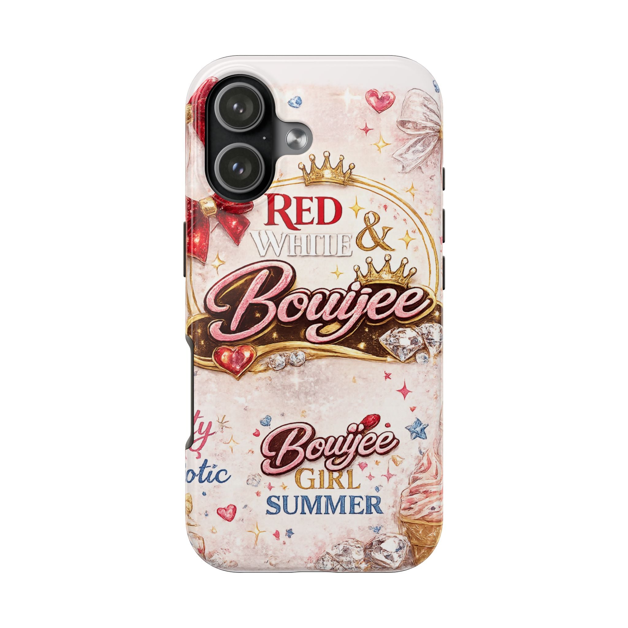 Red White & BouIjee Junk Phone Case