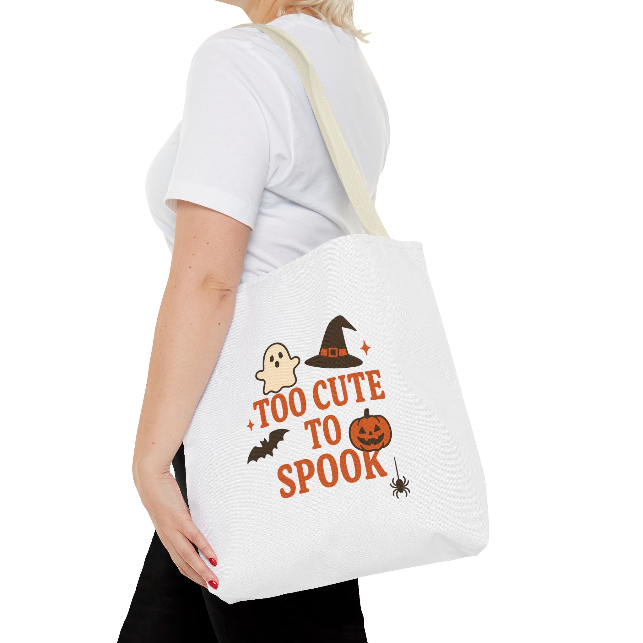 Too Cute to Spook- Halloween Tote Bag