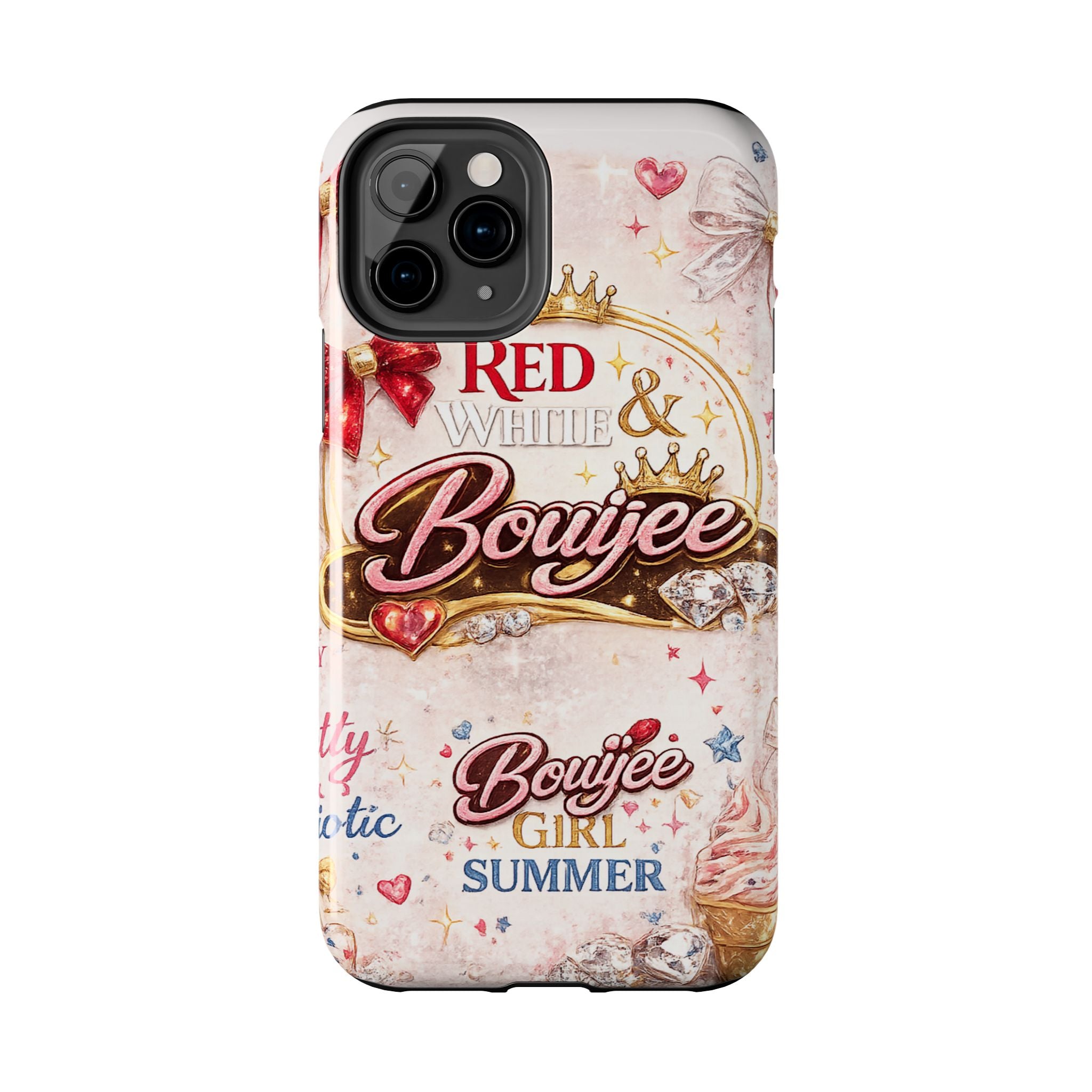 Red White & BouIjee Junk Phone Case