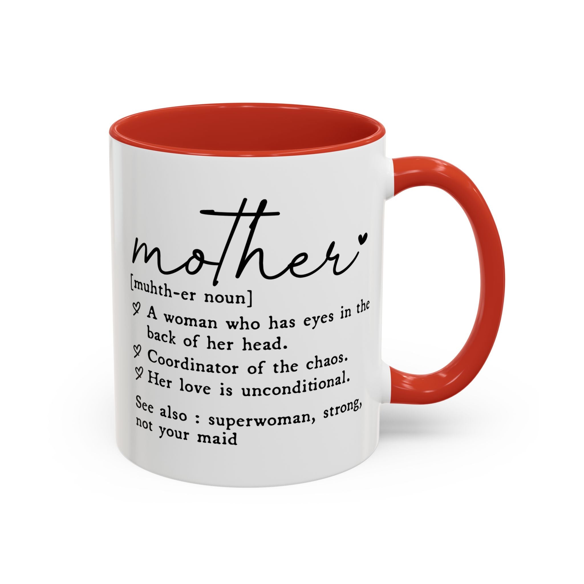 Mother’s Definition Accent Coffee Mug