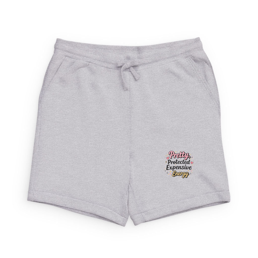 Cozy 'Pretty Protected Expensive' Embroidered Sweatshorts
