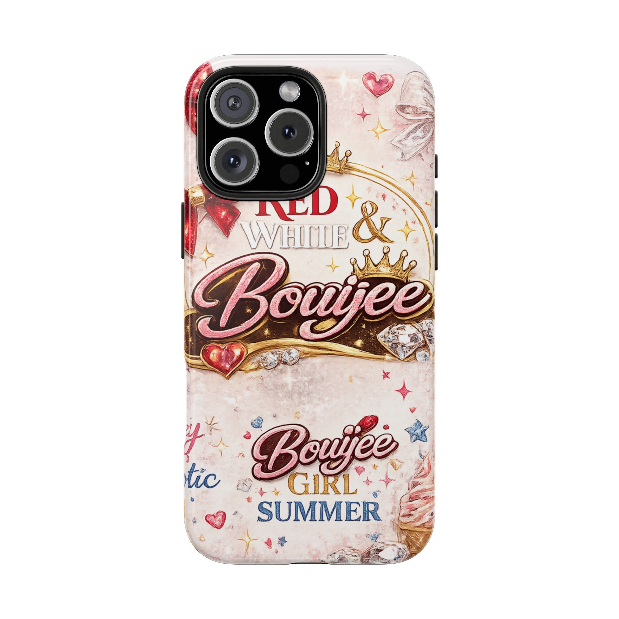 Red White & BouIjee Junk Phone Case