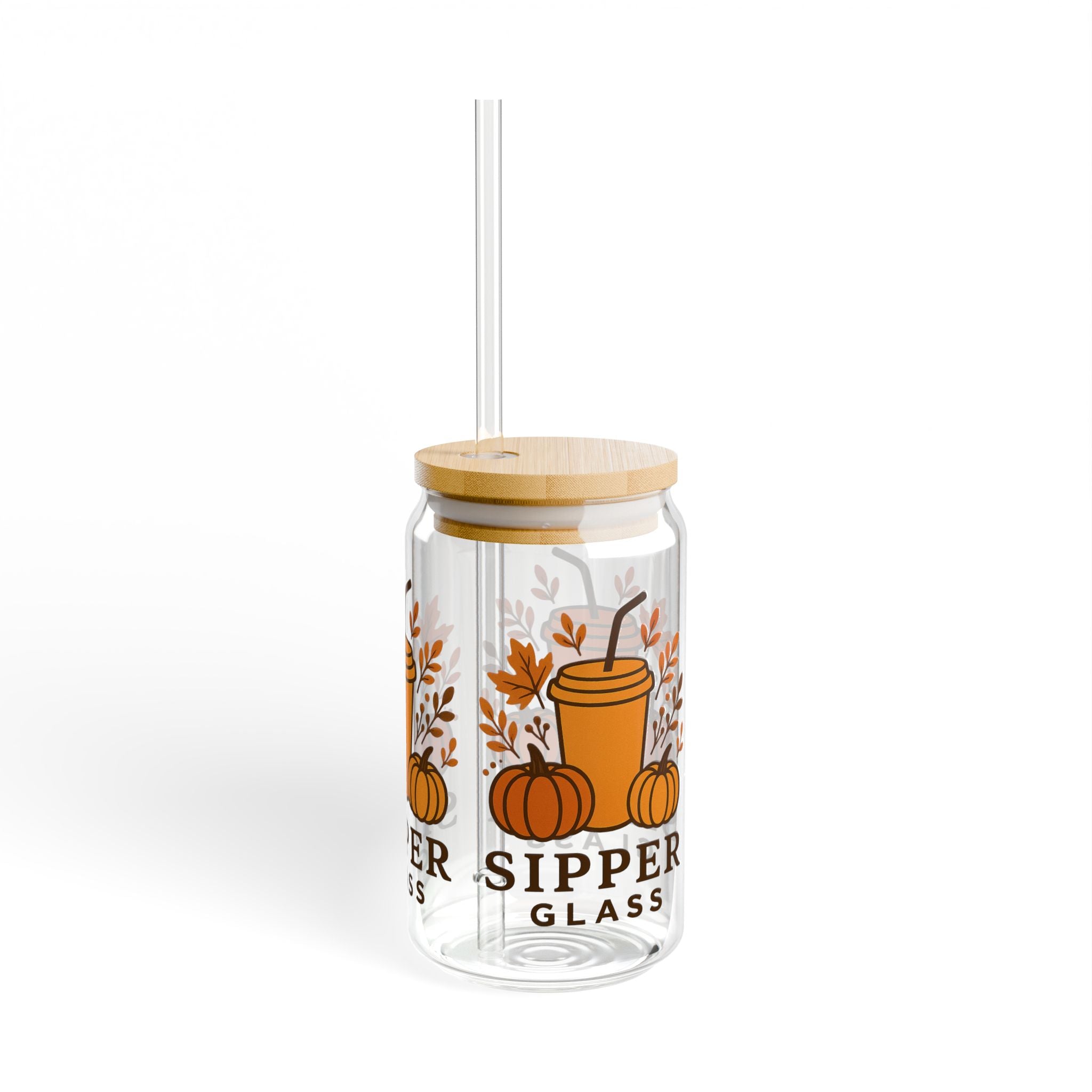 Fall Sipper Glass