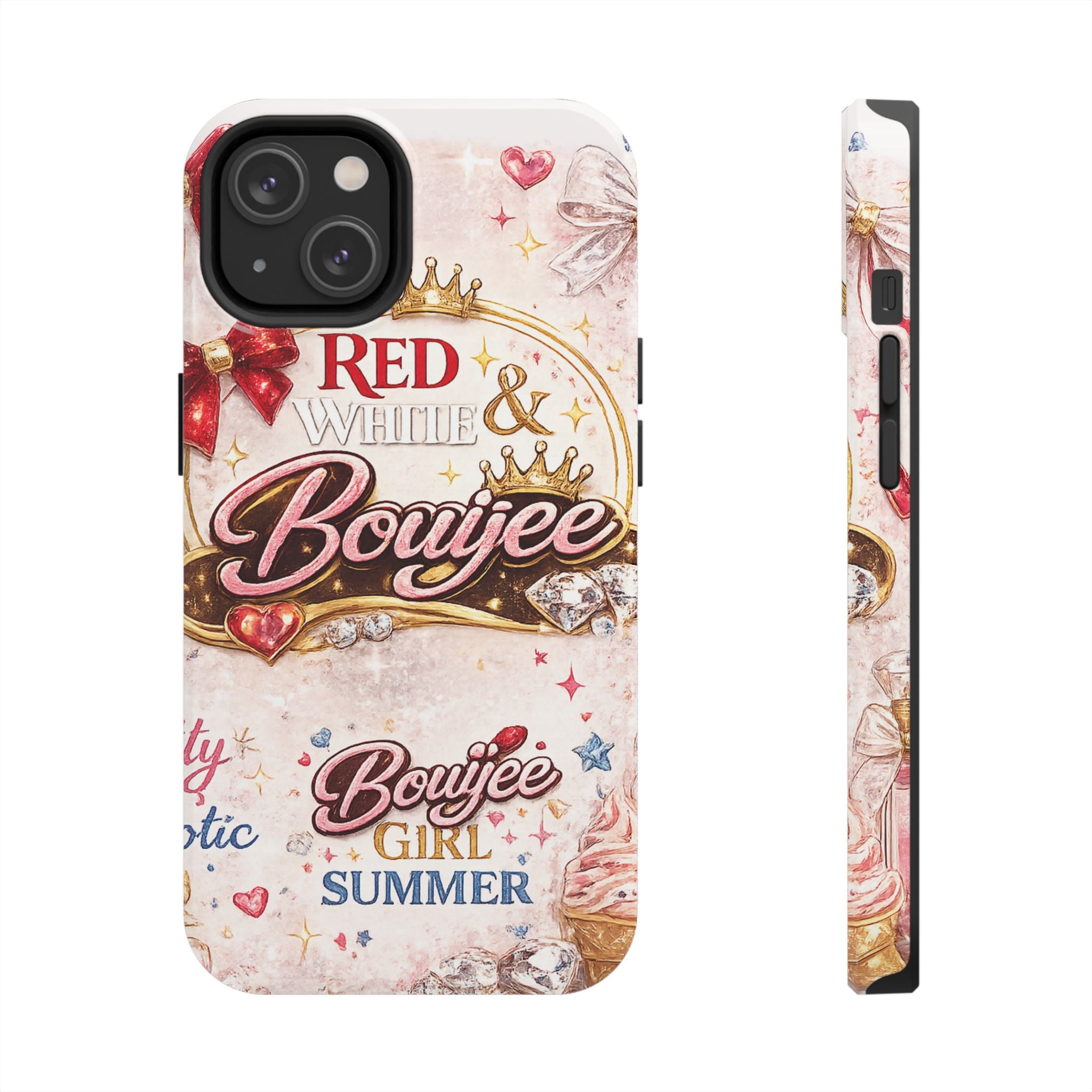 Red White & BouIjee Junk Phone Case