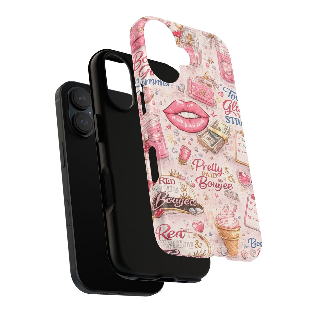 Pink Pretty and Boujee Junk Phone Case
