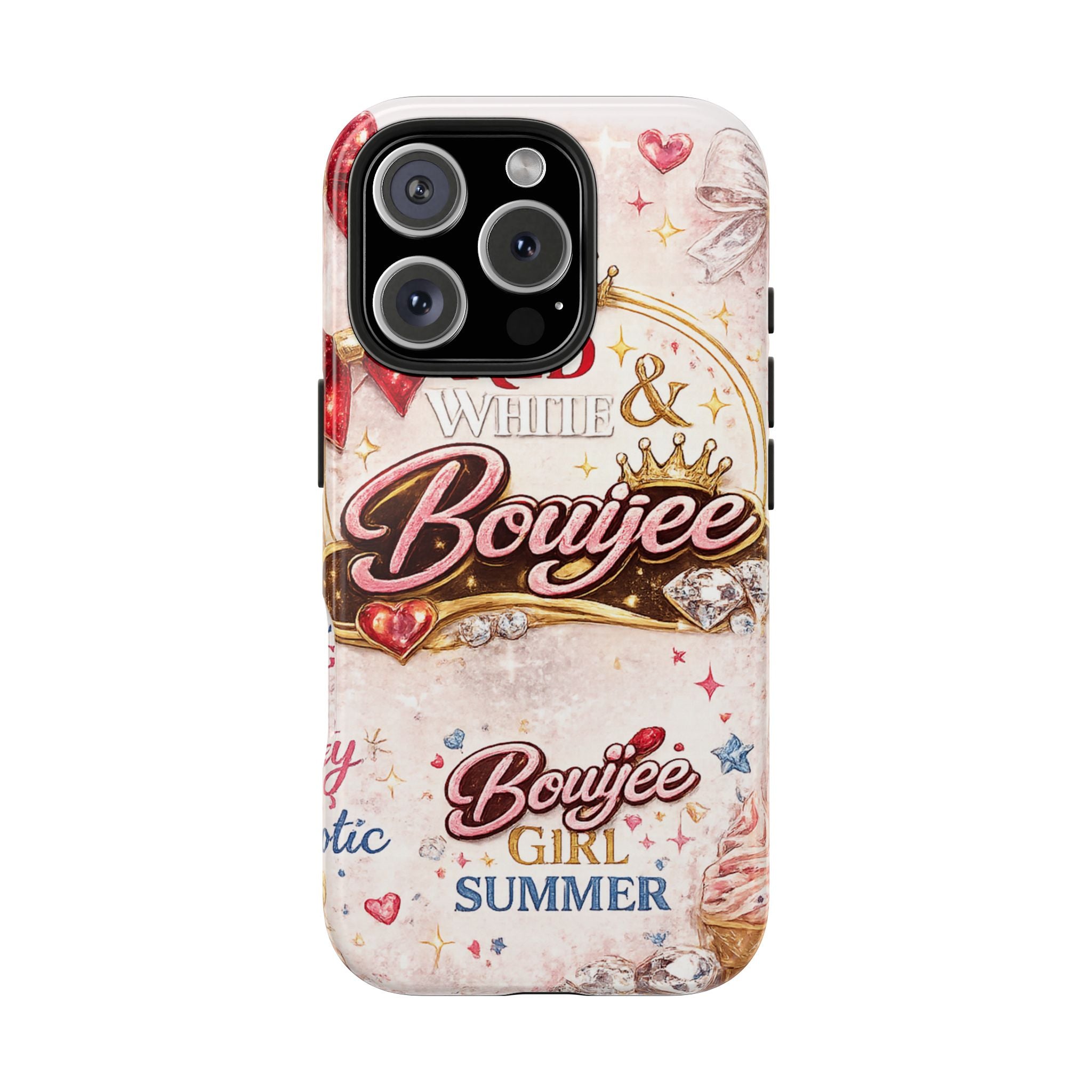 Red White & BouIjee Junk Phone Case