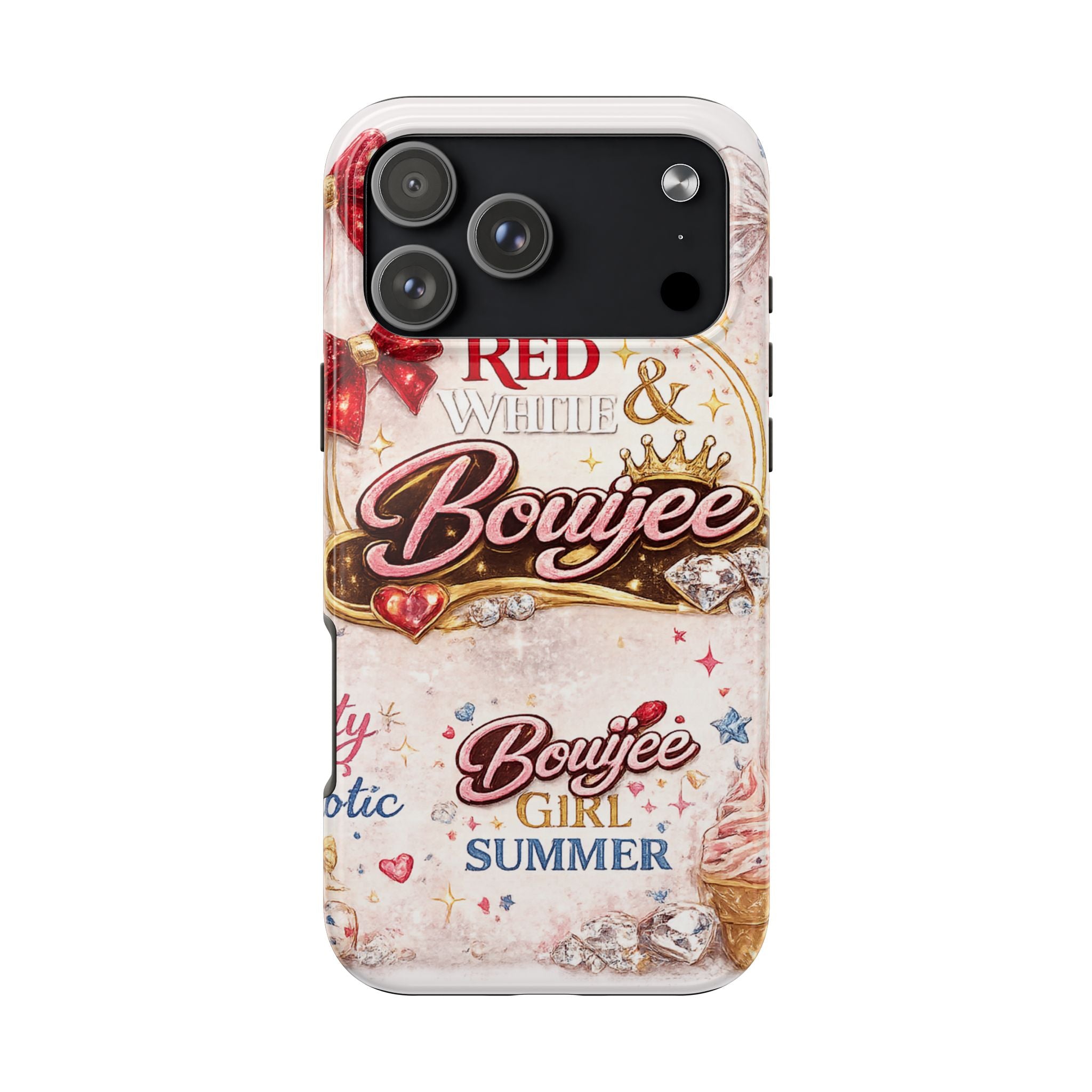 Red White & BouIjee Junk Phone Case