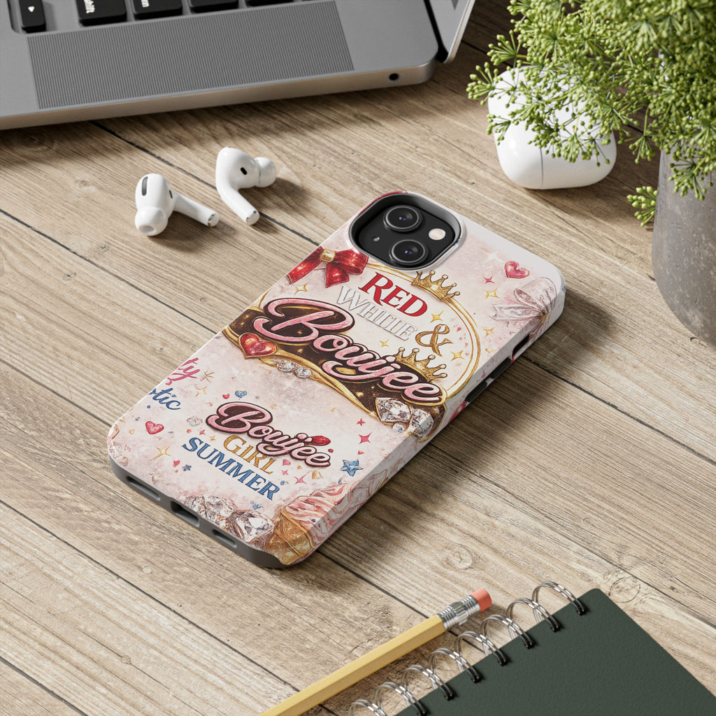 Red White & BouIjee Junk Phone Case