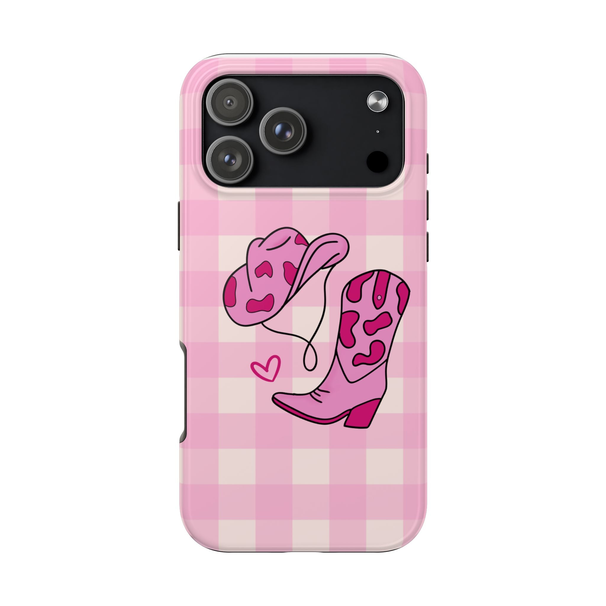 Pink Cowgirl Boots Phone Case