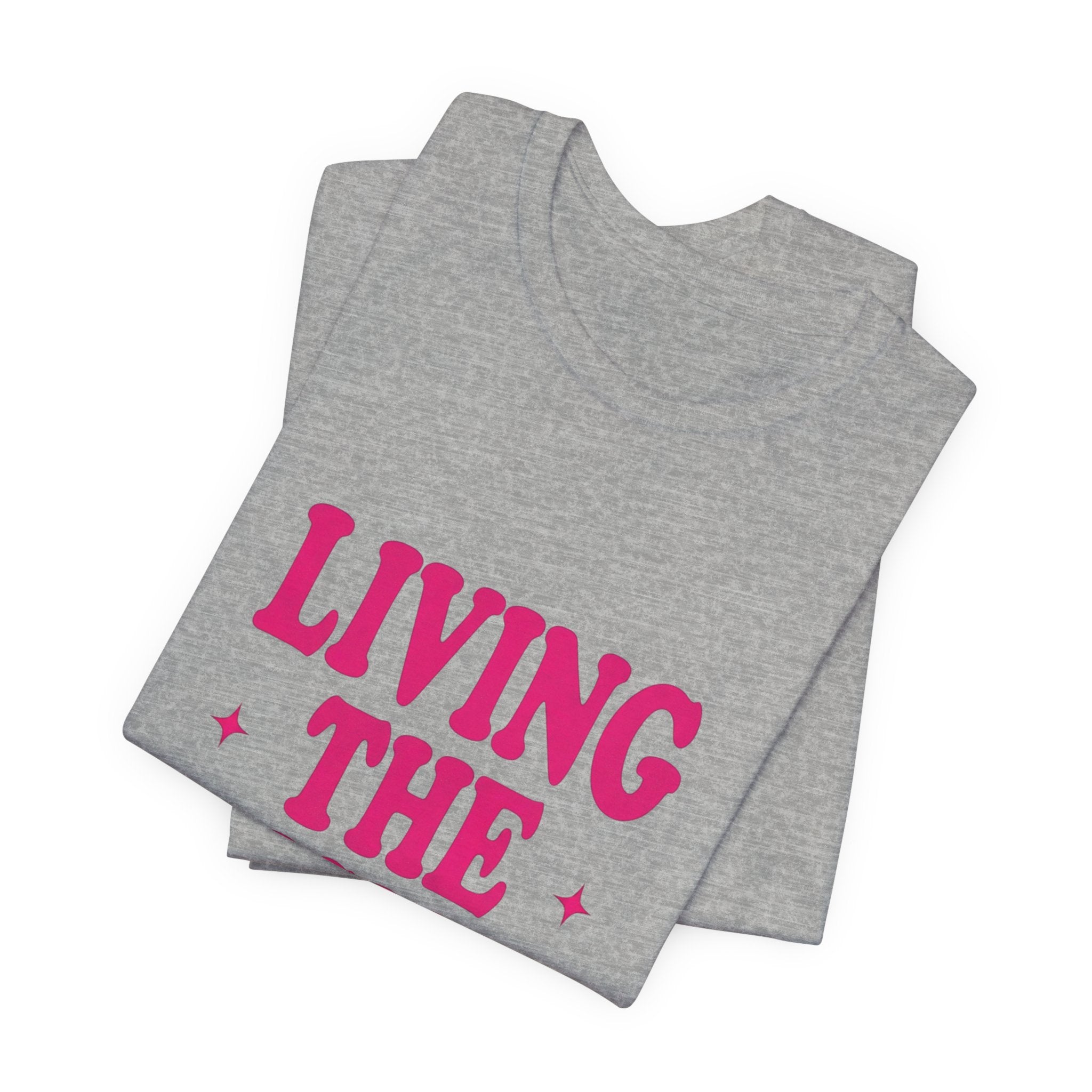 Living The Vision Era Tee | Y2K slogan, nostalgic typography