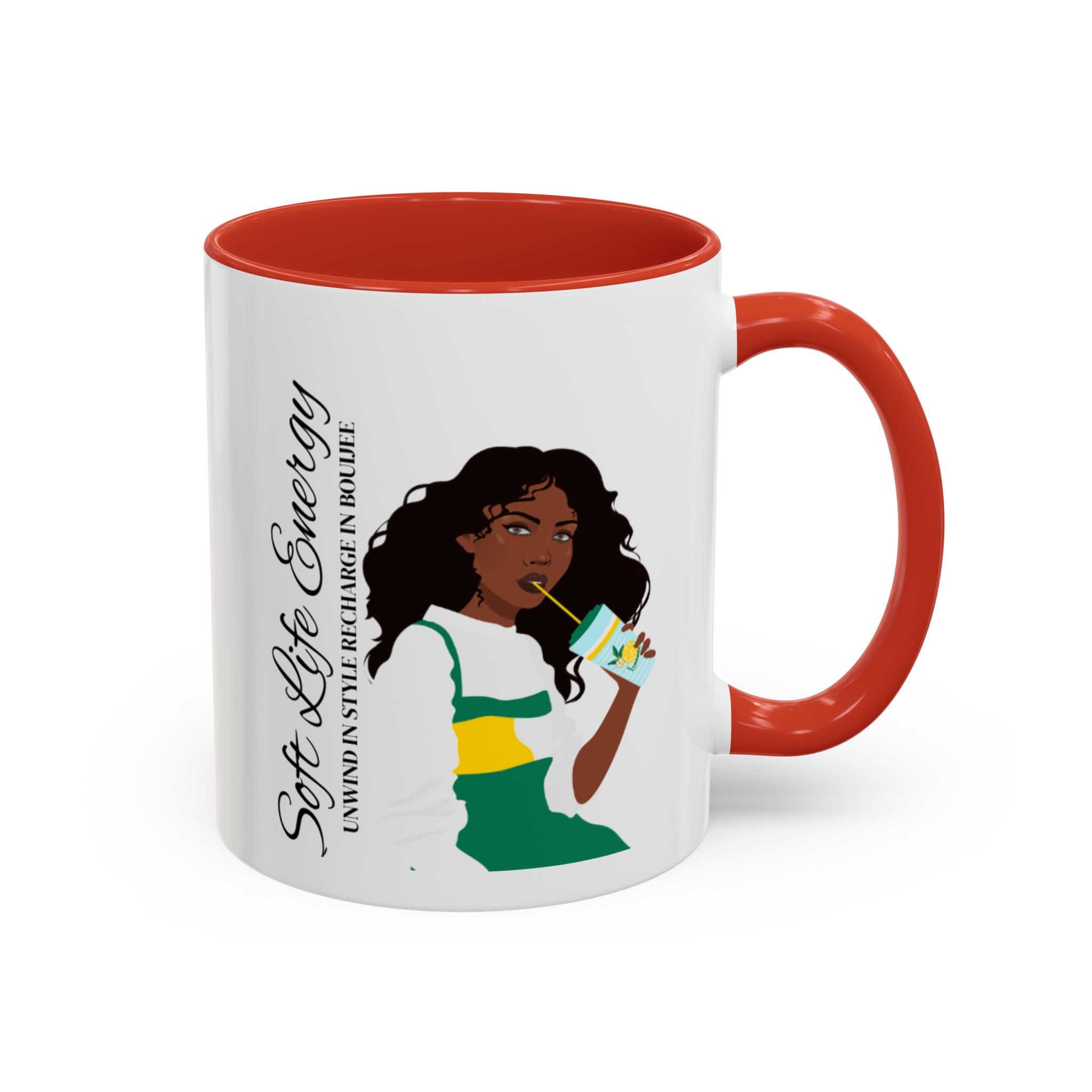 Soft Life Energy Unwind in Style Rich in Bouijee Mug