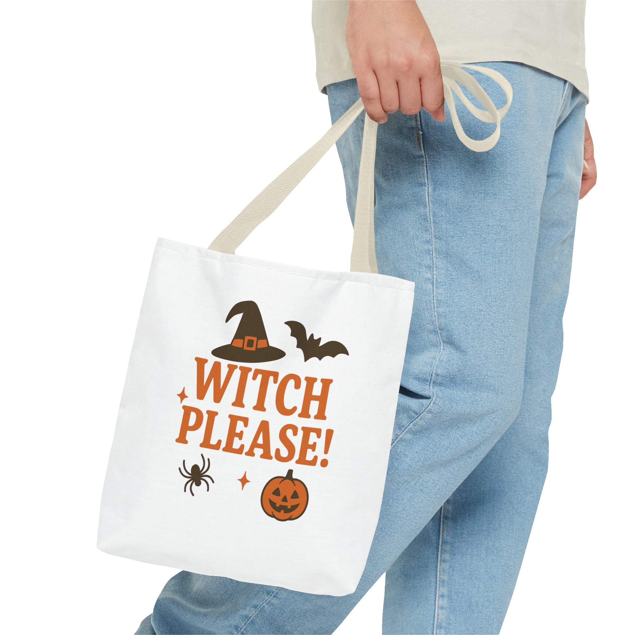 Witch Please, Trick or Treat Halloween Tote Bag