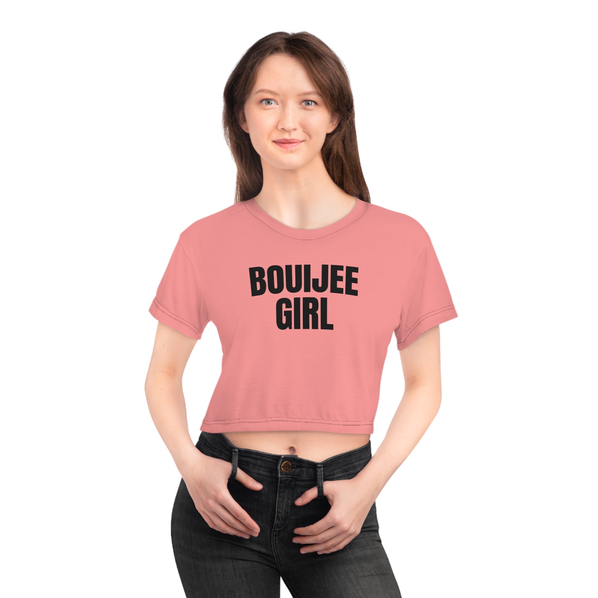 Bouijee Girl Graphic Crop Top