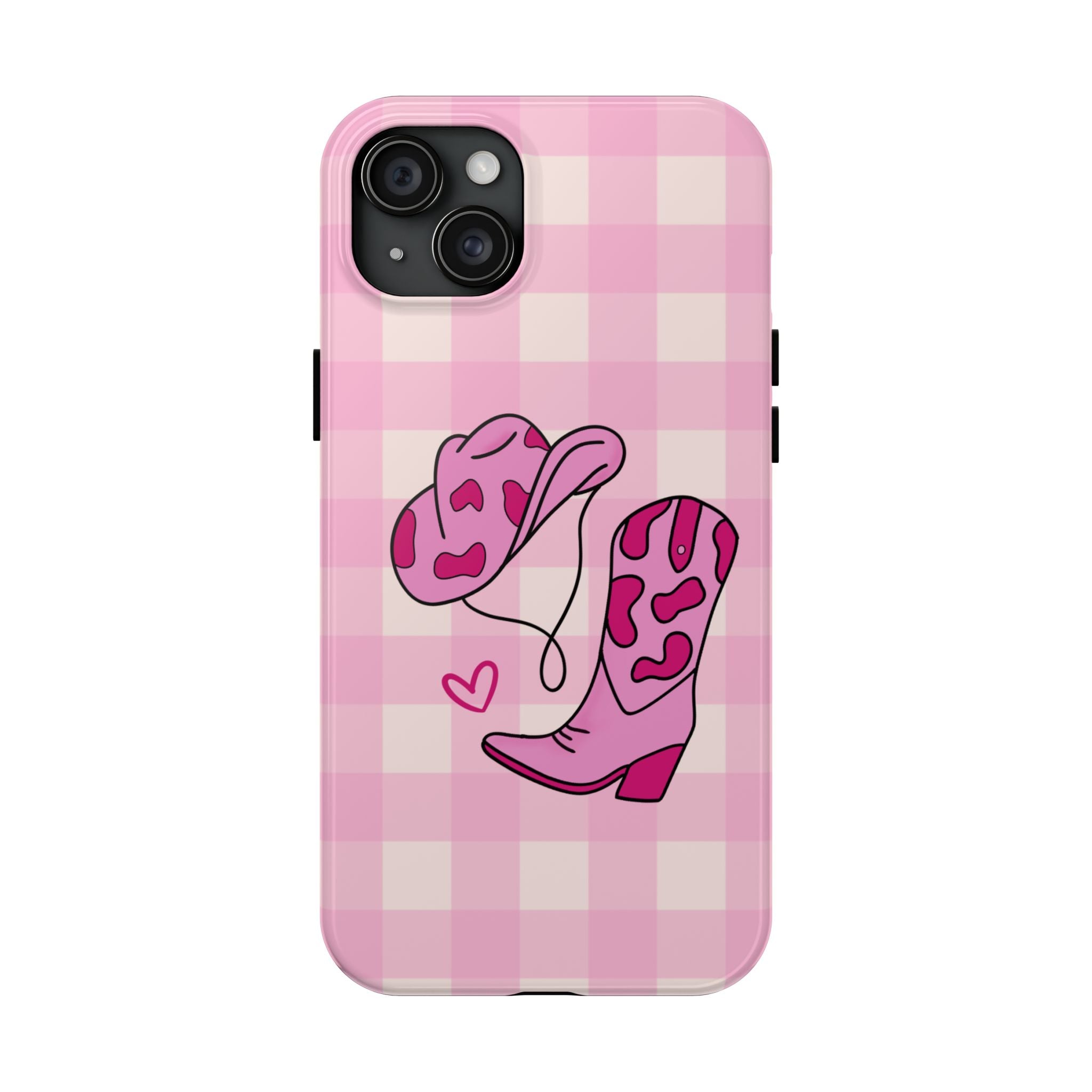 Pink Cowgirl Boots Phone Case