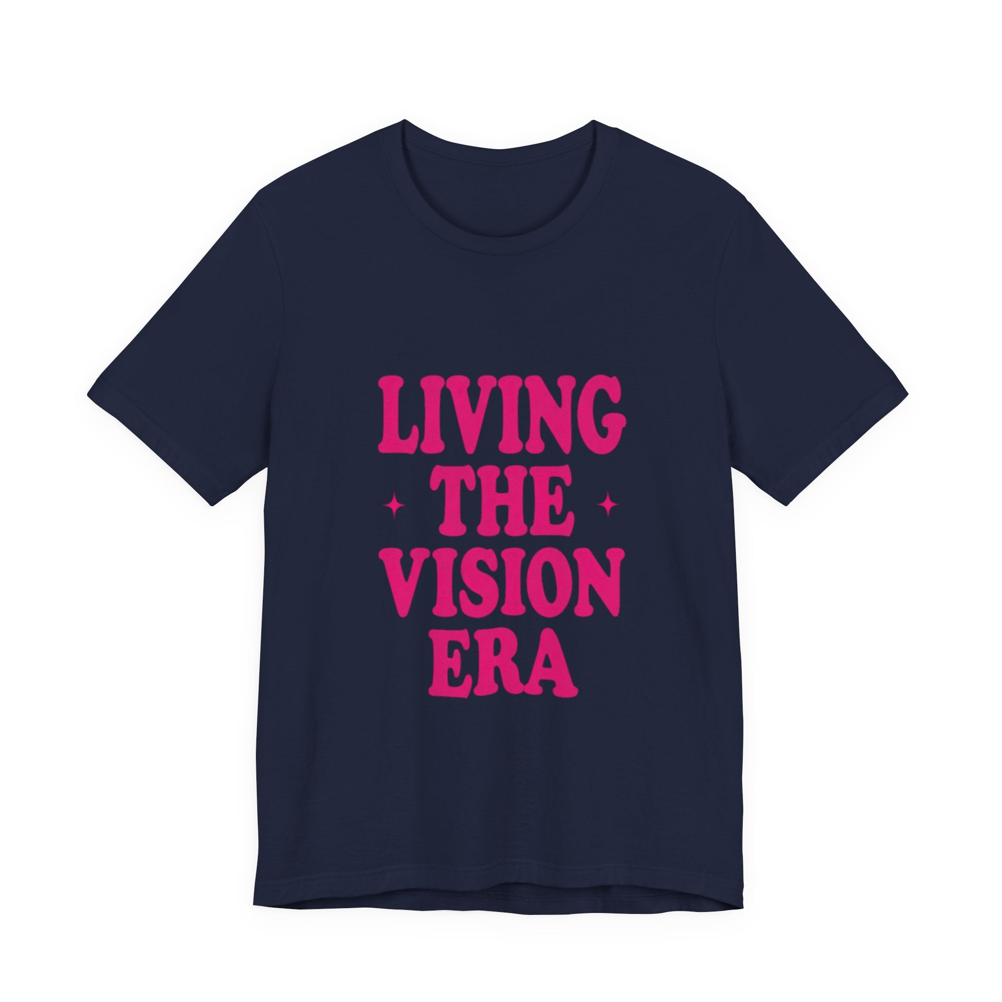 Living The Vision Era Tee | Y2K slogan, nostalgic typography