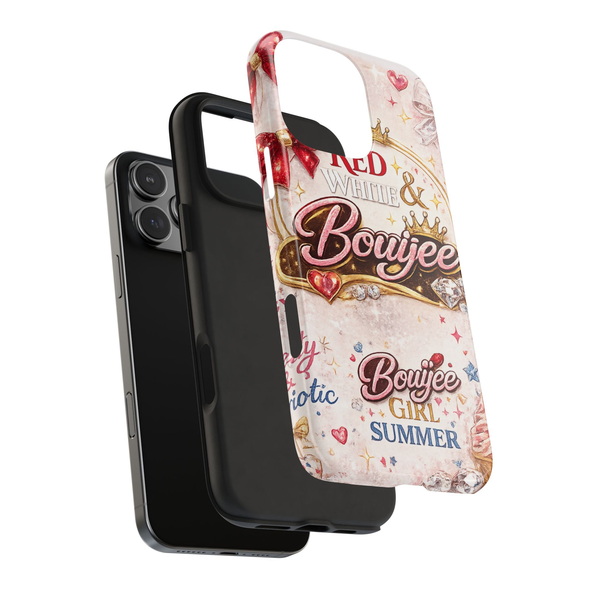 Red White & BouIjee Junk Phone Case