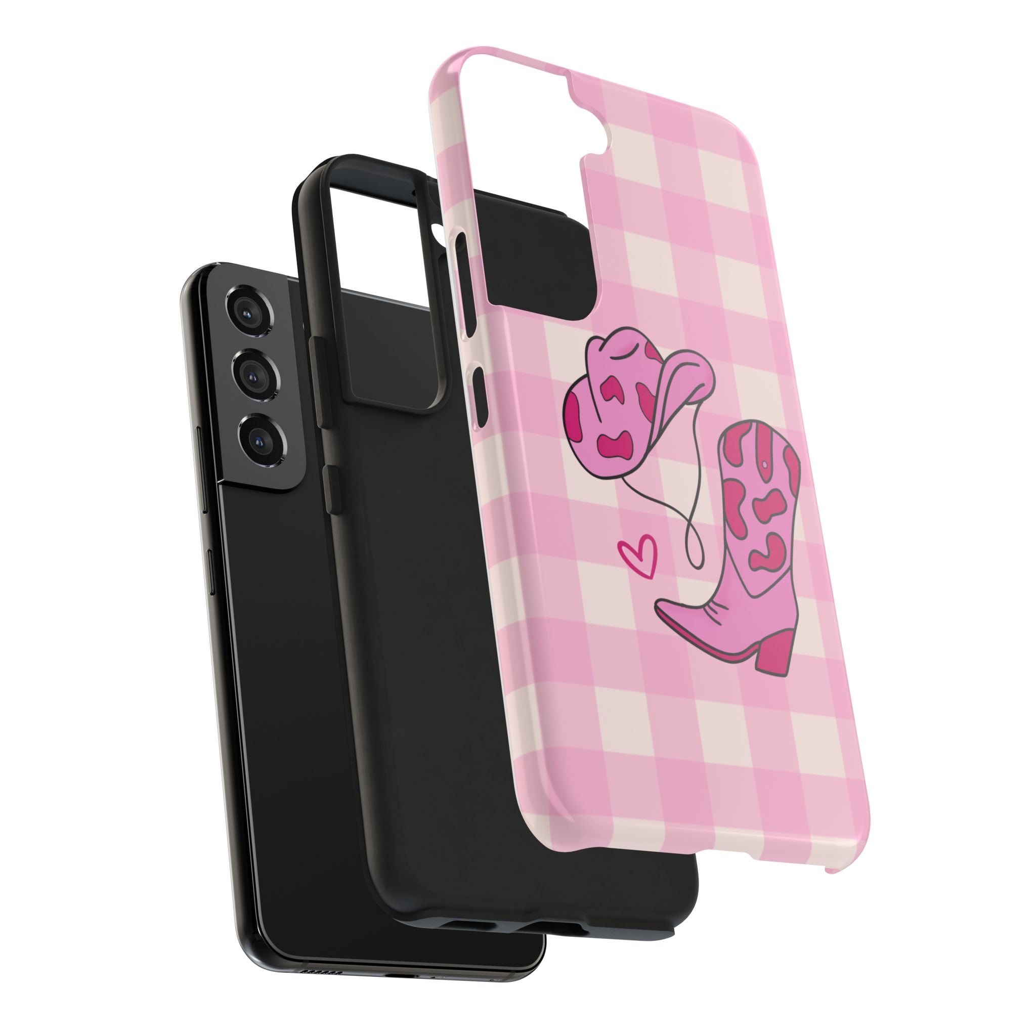 Pink Cowgirl Boots Phone Case