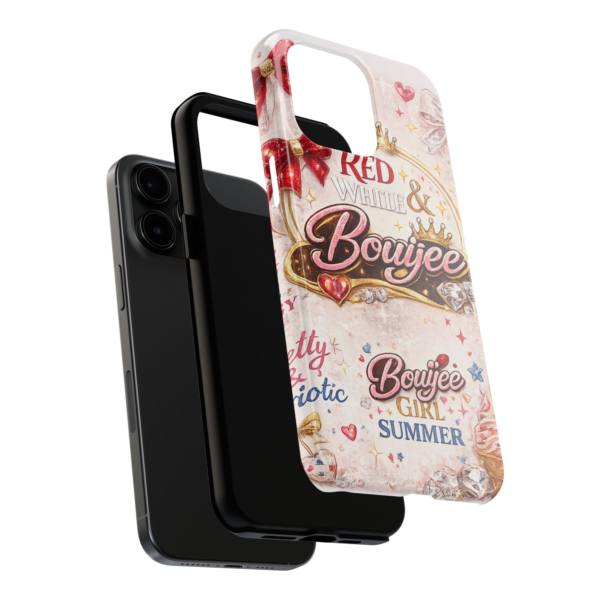 Red White & BouIjee Junk Phone Case