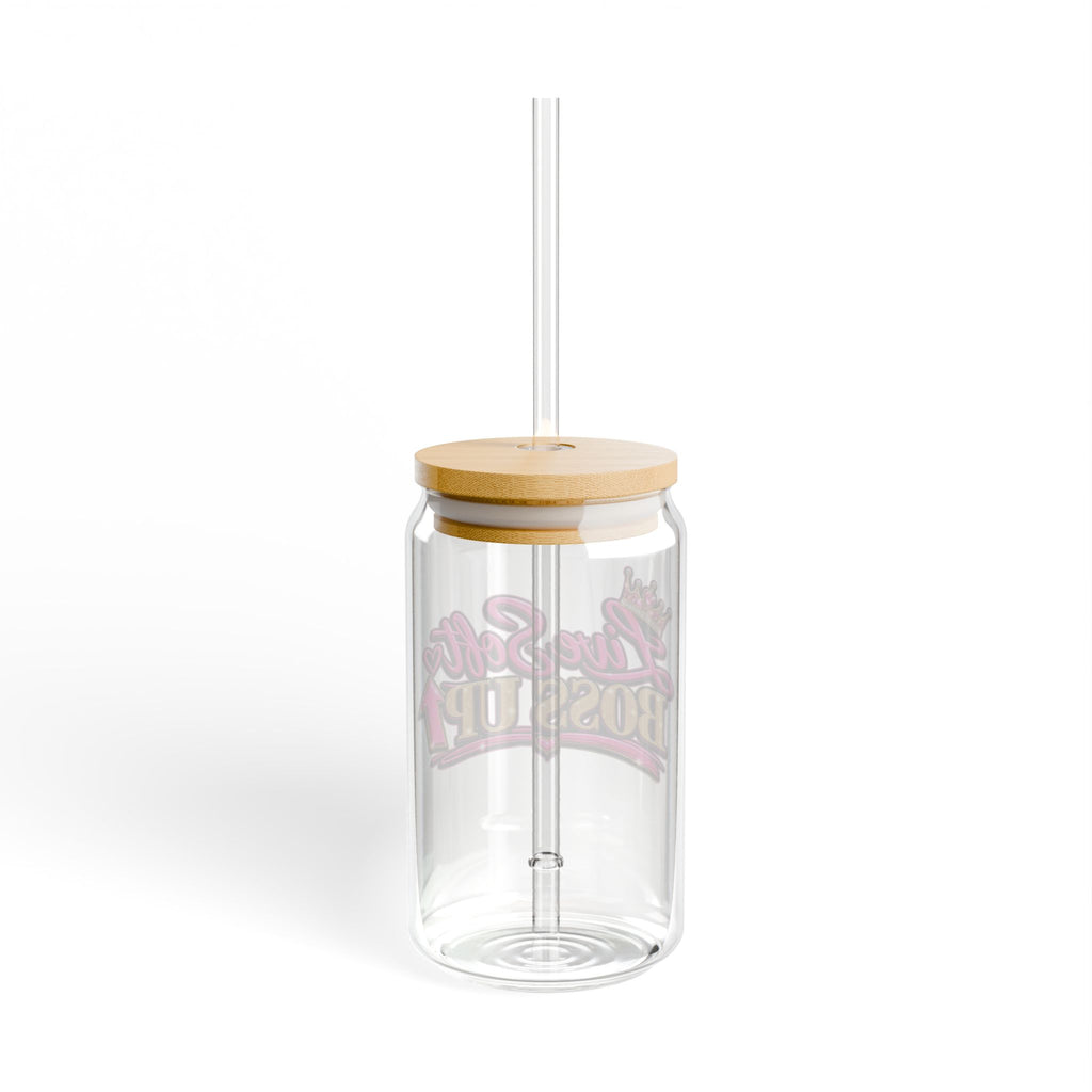 Live Soft Boss Up 16 oz Sipper Glass