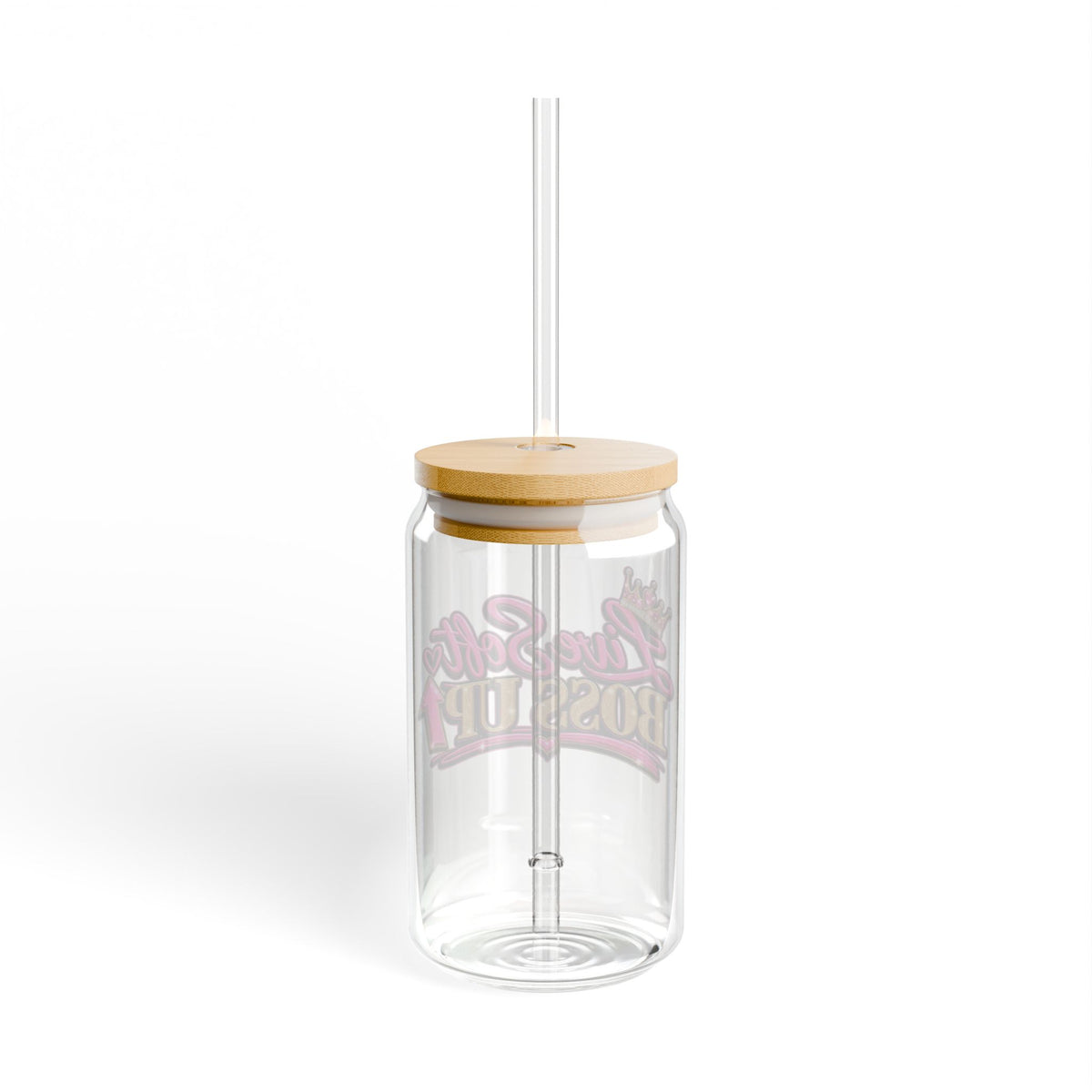 Live Soft Boss Up 16 oz Sipper Glass