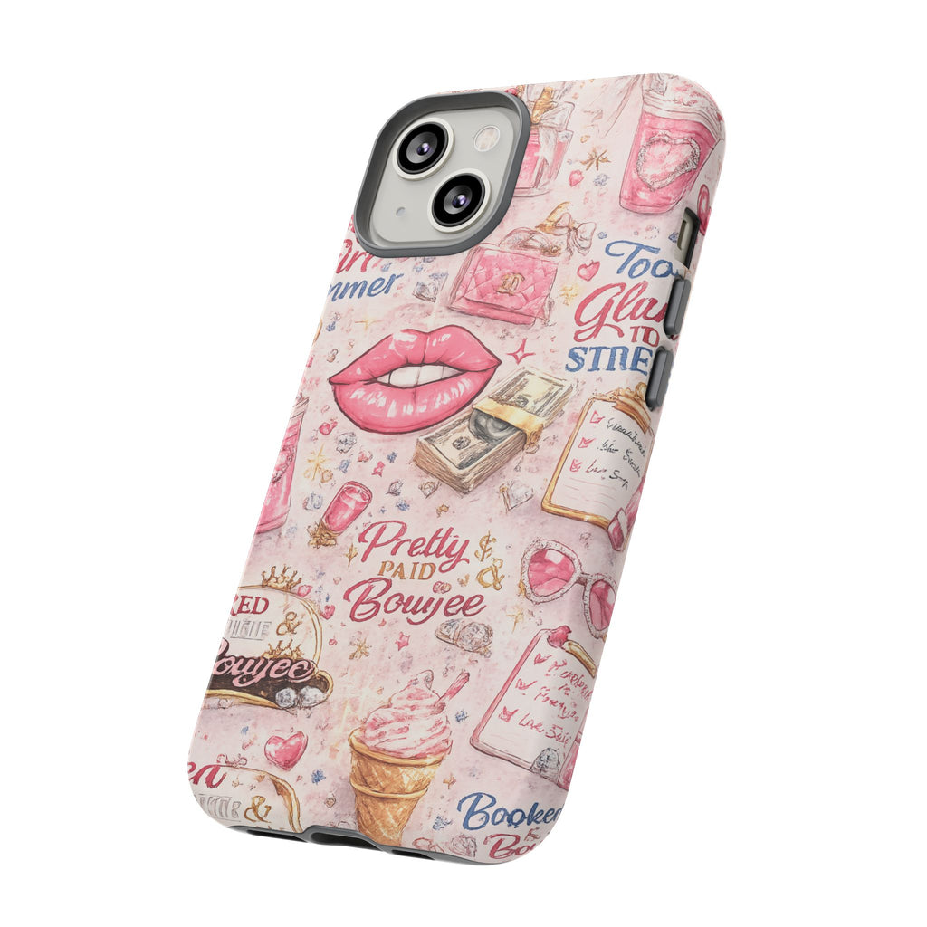 Pink Pretty and Boujee Junk Phone Case