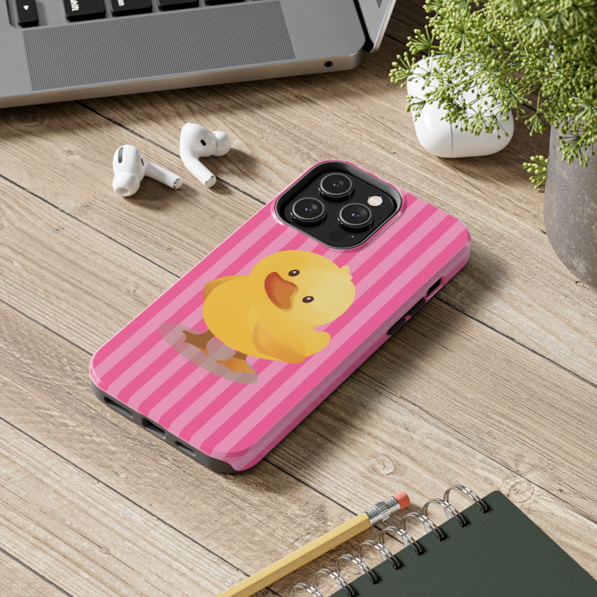 Cute Yellow Duckling Tough Phone Case