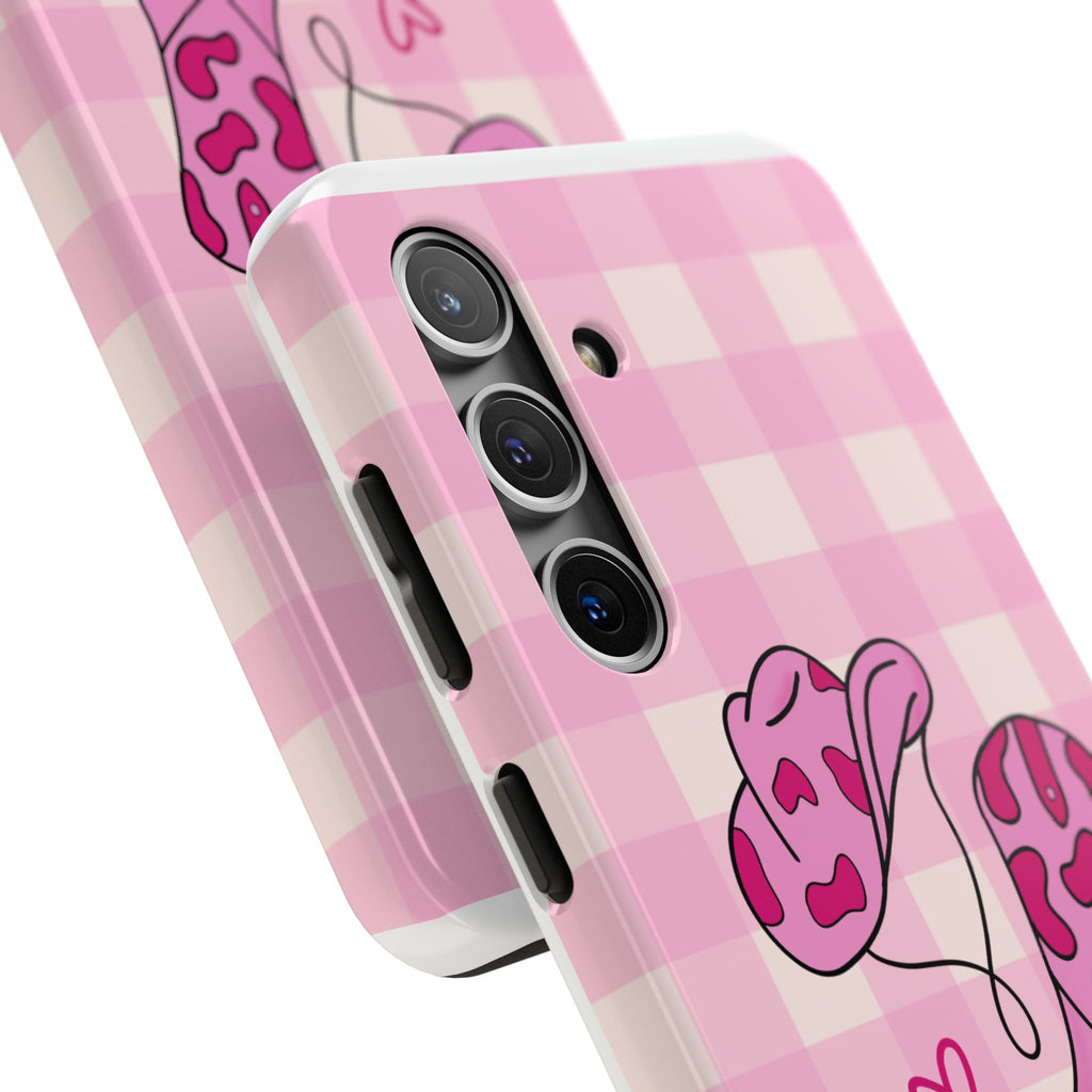 Pink Cowgirl Boots Phone Case