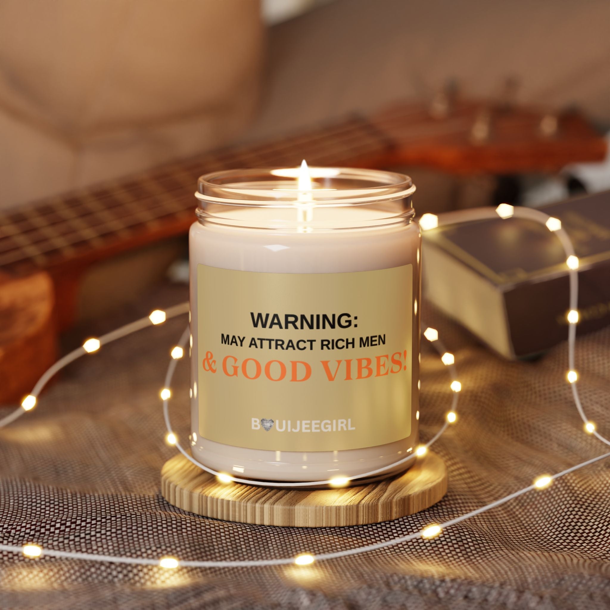 Rich Men & Good Vibes Scented Candle, 9oz