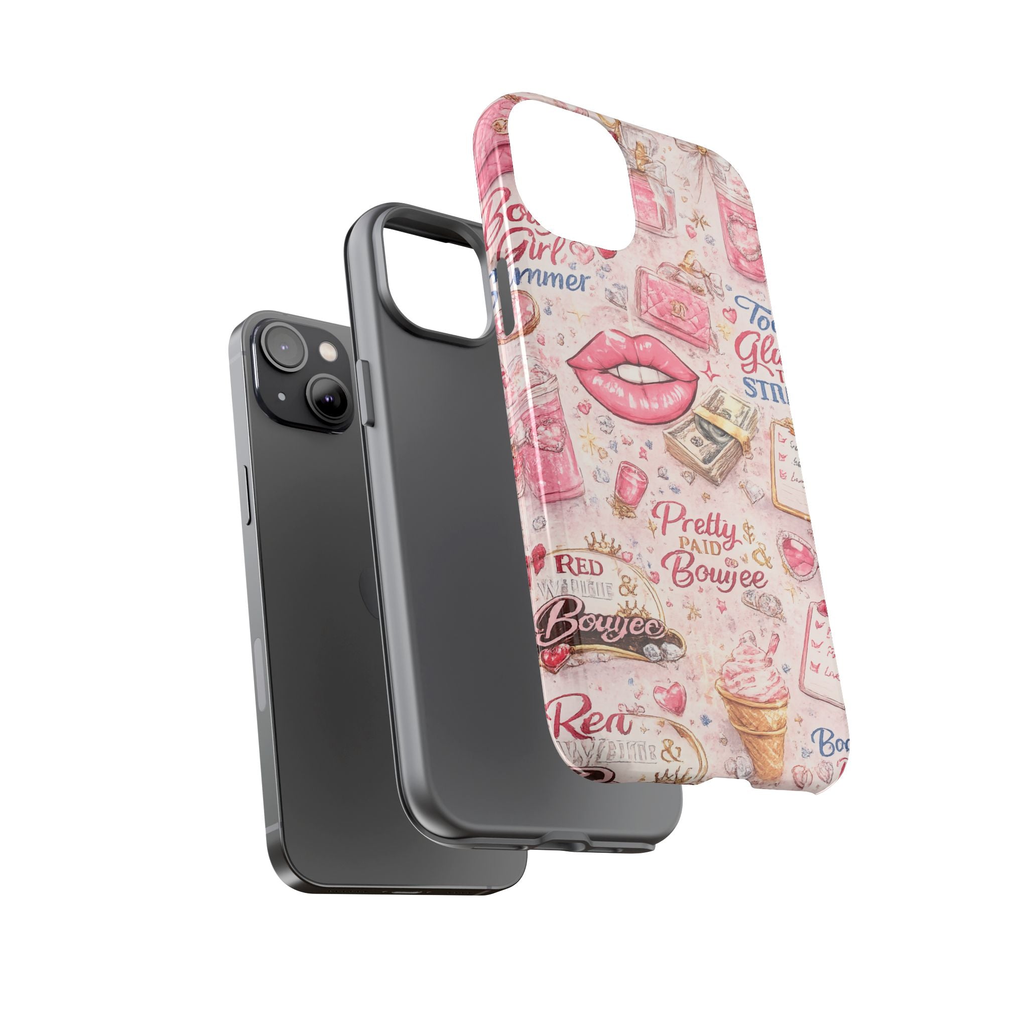 Pink Pretty and Boujee Junk Phone Case