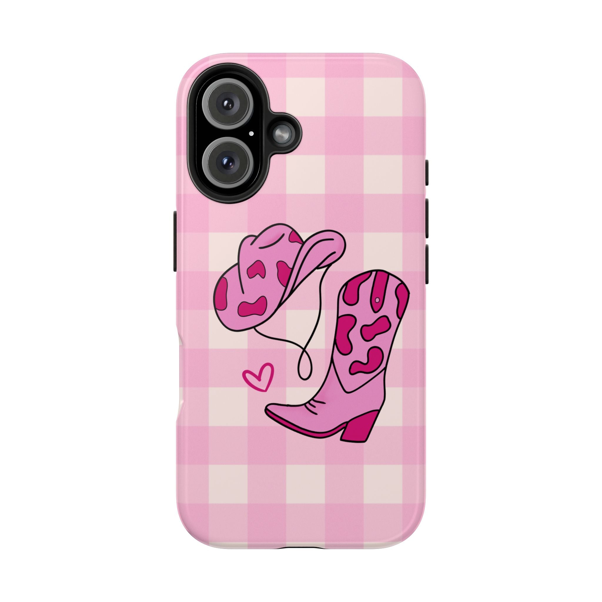 Pink Cowgirl Boots Phone Case